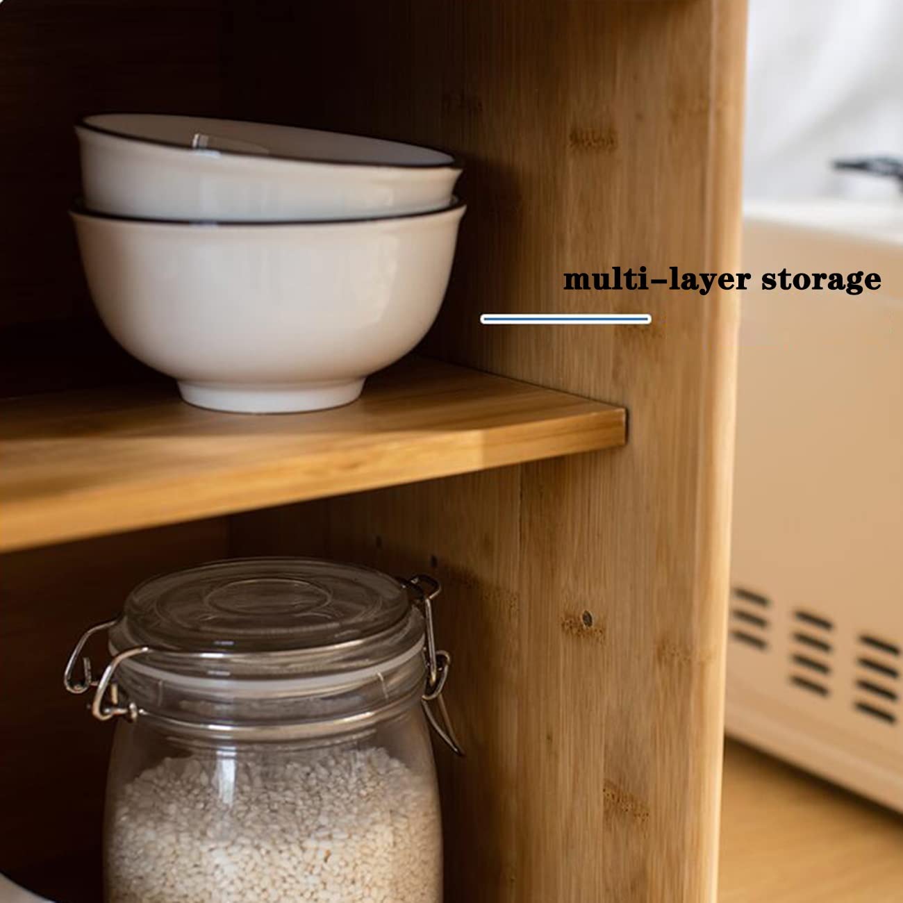 Multifunctional Wall Mounted Storage Cabinet - 77x39x28cm Wooden Wall Shelf for Kitchen Spices, Living Room Decor, Study Desk Organizer & Entryway Storage | Perfect for Home, Office & Dorm Organization