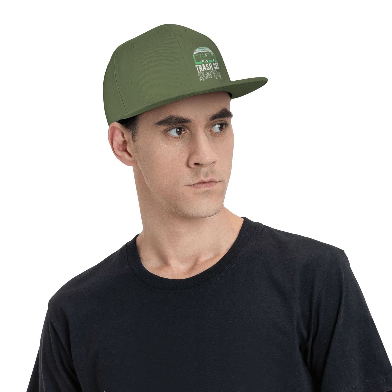 Waste Management Garbage Truck Baseball Cap - Adjustable Snapback Trucker Hat for Men & Women - Moss Green Summer Sun Hat for Trash Collectors & Recycling Enthusiasts - Perfect for Outdoor Work, Casual Wear & Garbage Truck Appreciation Events