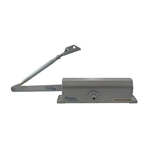 Heavy Duty 4 Pack Aluminum Door Closer - Adjustable Spring Tension for Smooth Closing - Perfect for Home, Office, and Commercial Buildings (Indoor/Outdoor Use)