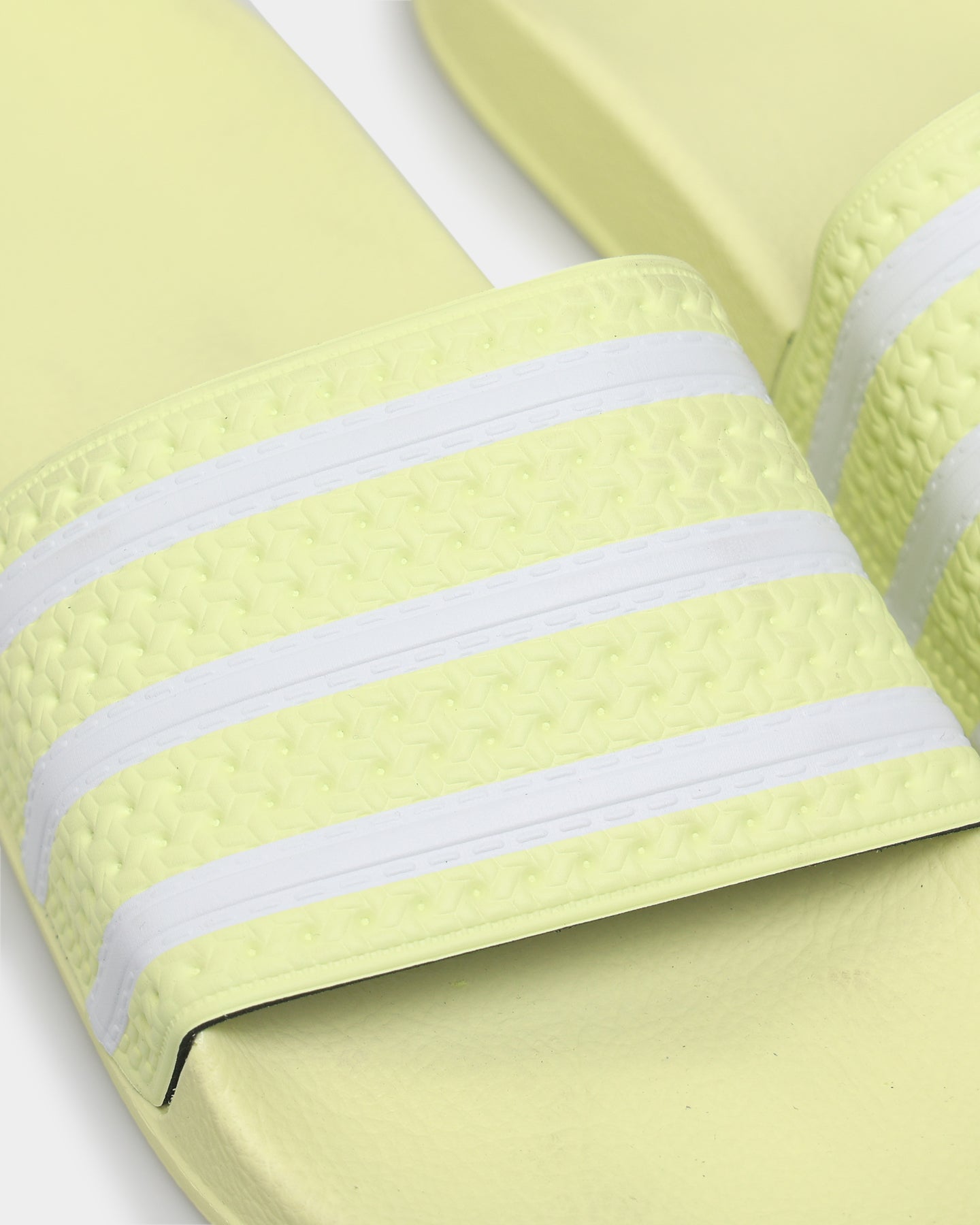 Adidas Adilette Slides for Men & Women - Comfortable Pool & Shower Sandals - Pulse Yellow/Cloud White - Perfect for Beach, Gym & Home Use