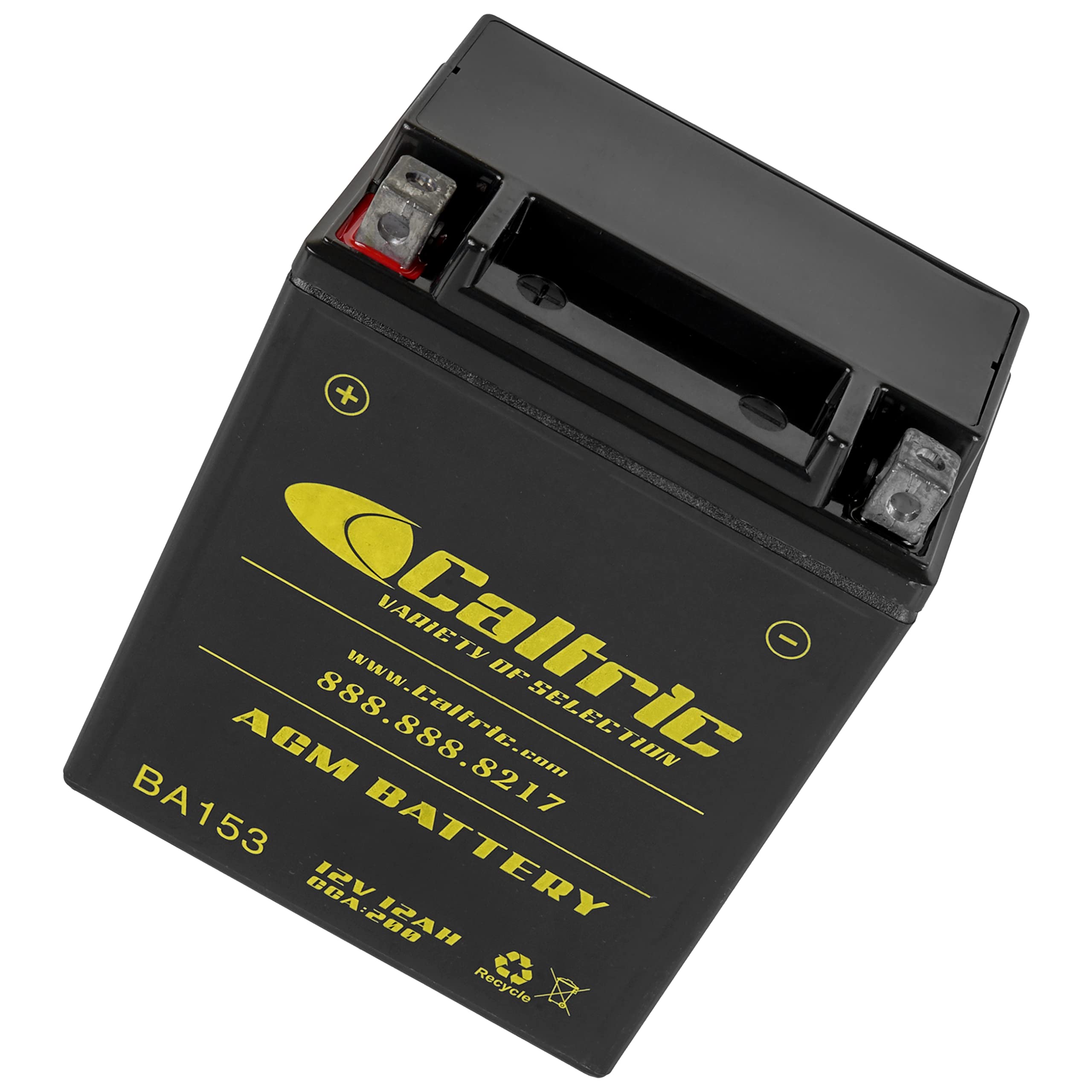 Caltric AGM Battery for Yamaha Bear Tracker 250 (1999-2003) - Off-Road Power