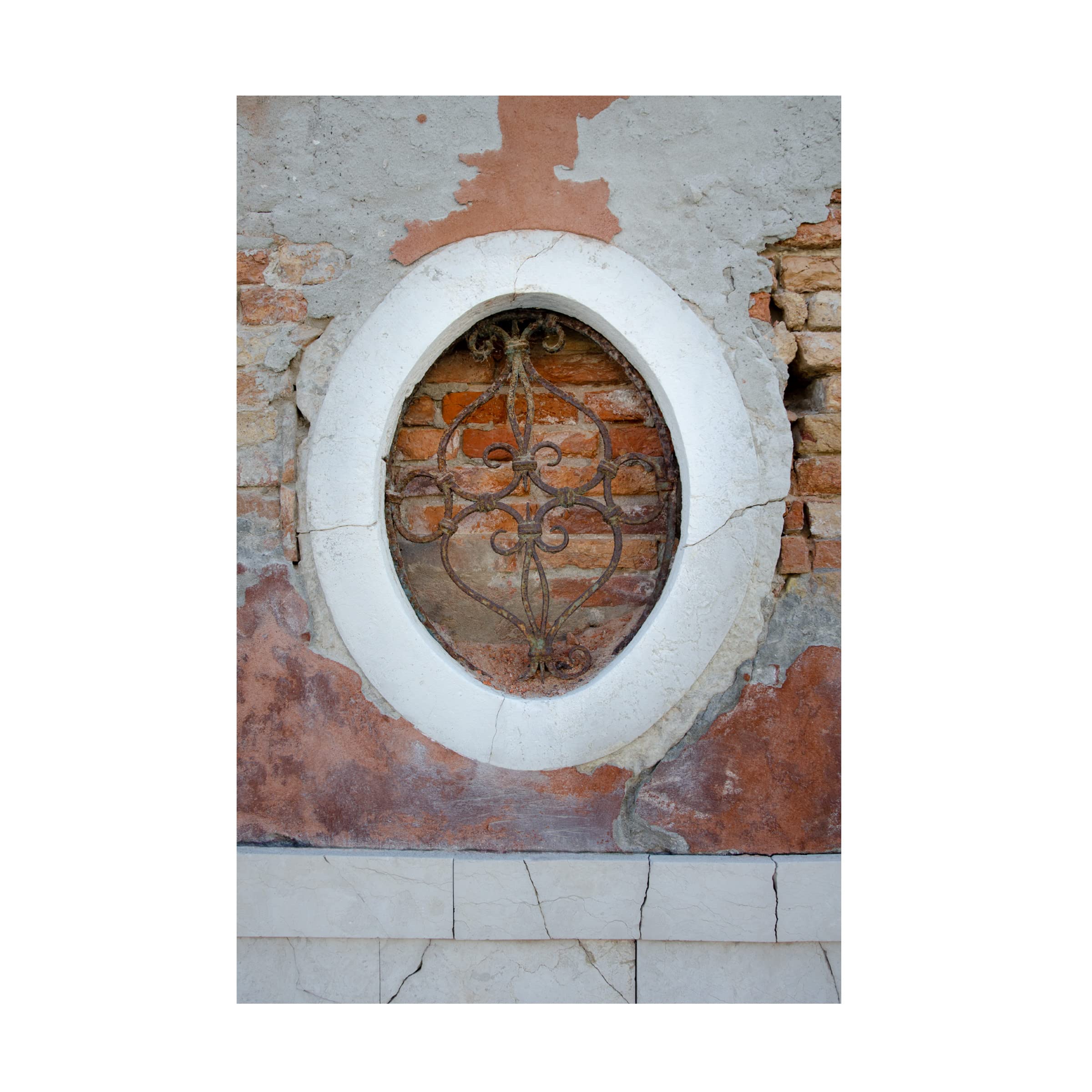 Laura DeNardo 'Windows and Doors of Venice II' Canvas Wall Art Print - Italian Landscape Painting for Living Room, Bedroom & Office Decor