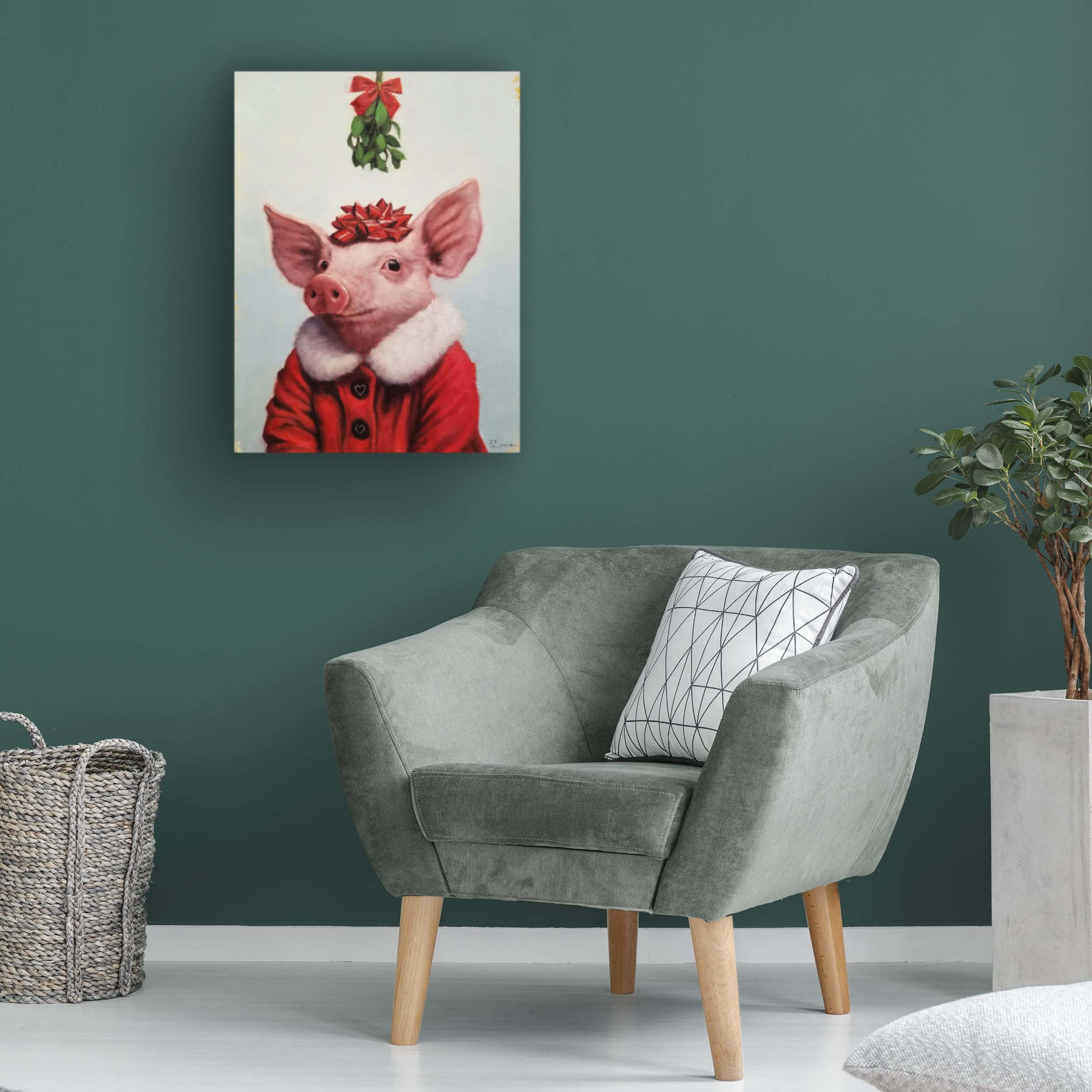 Lucia Heffernan 'Anticipation' Canvas Wall Art - Handmade Oil Painting Reproduction for Living Room & Bedroom Decor - Premium Trademark Fine Art Gift for Home & Office