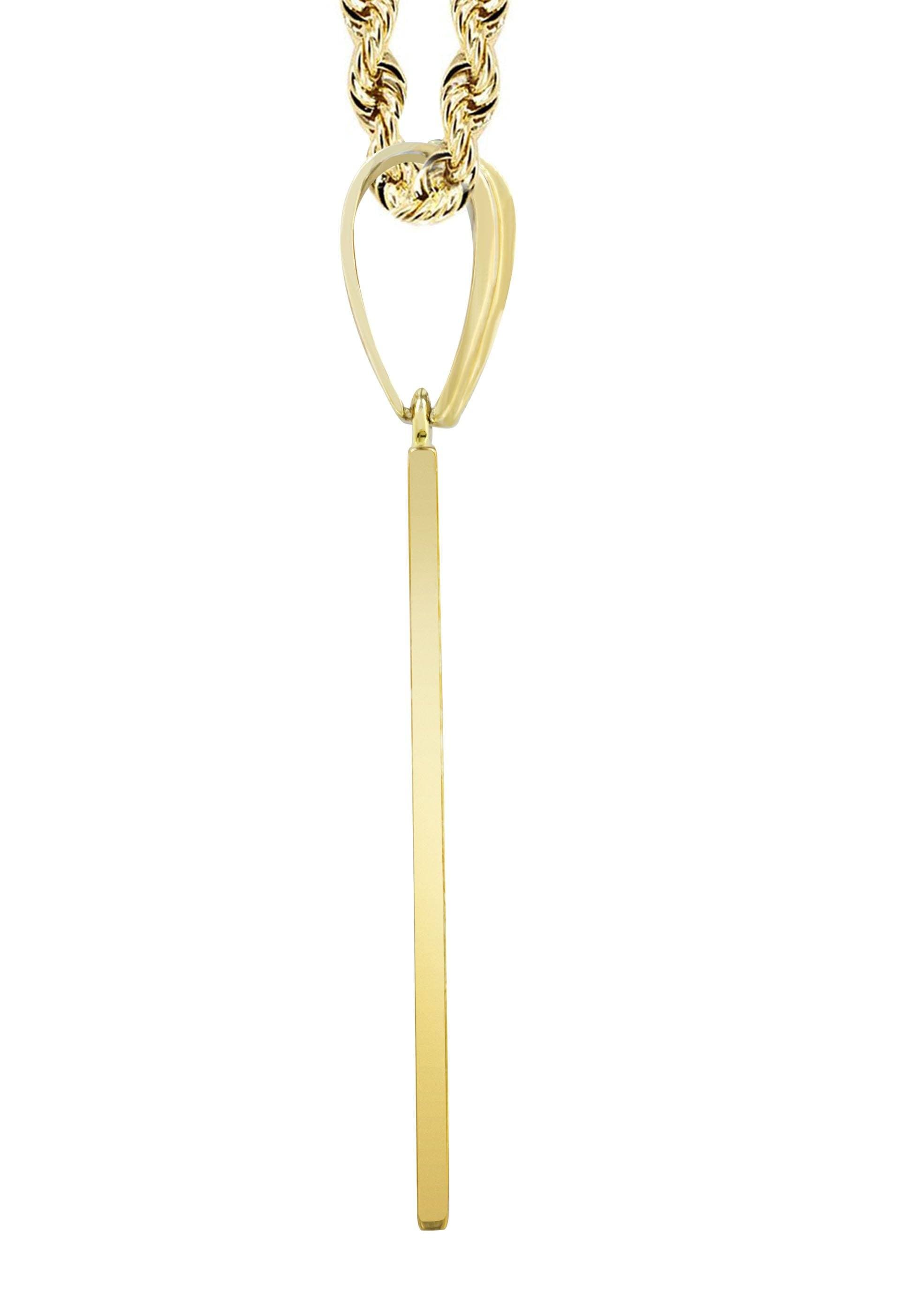 10K Yellow Gold Ace of Spades Diamond Pendant Necklace - 0.55 Carats Dainty Jewelry for Women - Perfect Gift for Birthday, Anniversary & Valentine's Day