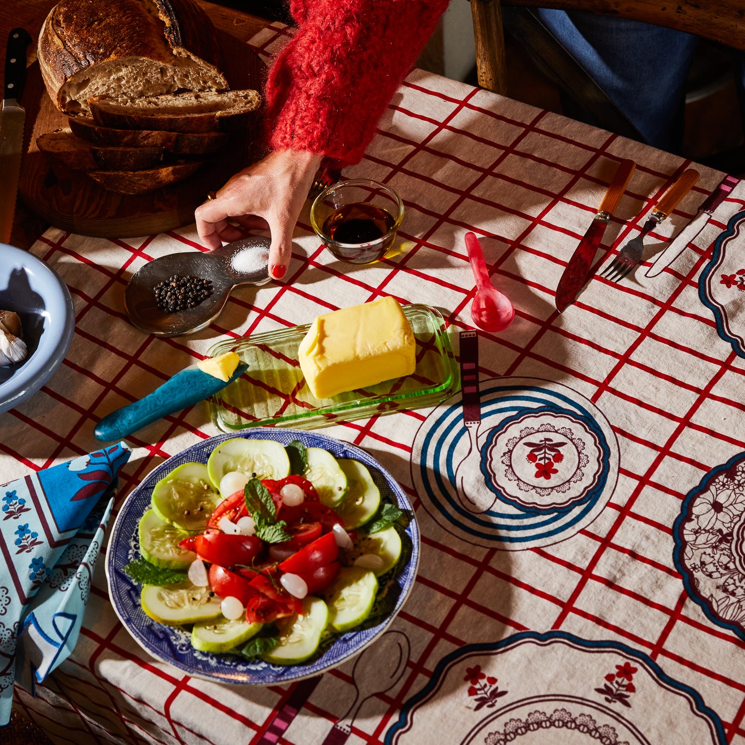 Premium Stainless Steel Frances Spreader Knife - Capri Design for Smooth Butter & Cream Cheese Spreading - Perfect for Breakfast, Brunch & Baking