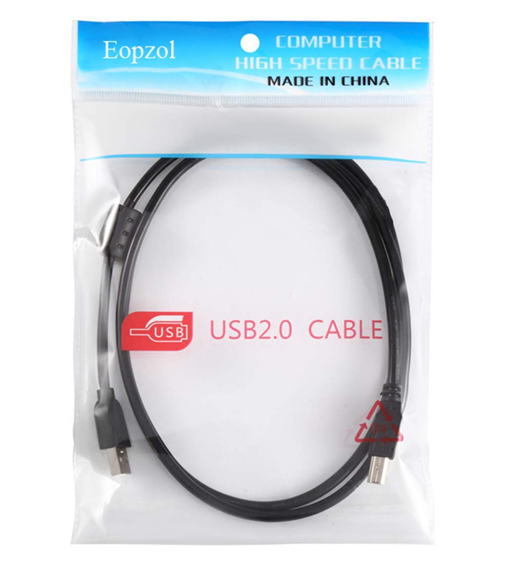 10ft USB 2.0 Printer Cable Type A Male to B Male - Compatible with DYMO LabelWriter 450 & Twin Turbo Label Printers - High-Speed Data Sync for Shipping Labels & Office Use