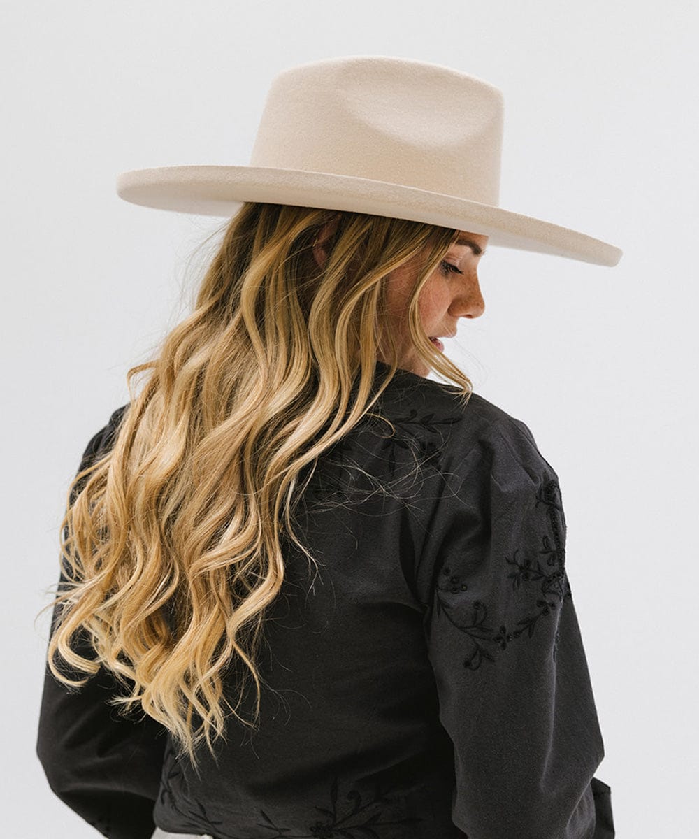Amelia Pencil Brim Fedora Hat for Women - Stylish Wide Brim Sun Hat for Outdoor, Beach, and Summer Fashion