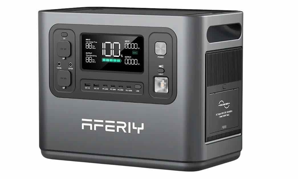 AFERIY P010 800W Portable Power Station - Solar Generator for Camping, Outdoor Adventures & Emergency Backup Power