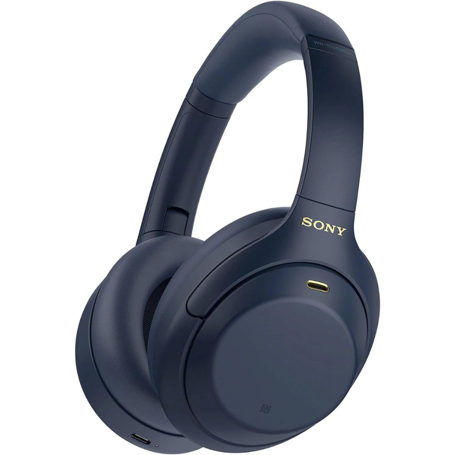 Sony WH-1000XM4 Wireless Noise Cancelling Over-Ear Headphones with Mic - Premium Bluetooth Headset for Travel, Work & Music Lovers (New Model)