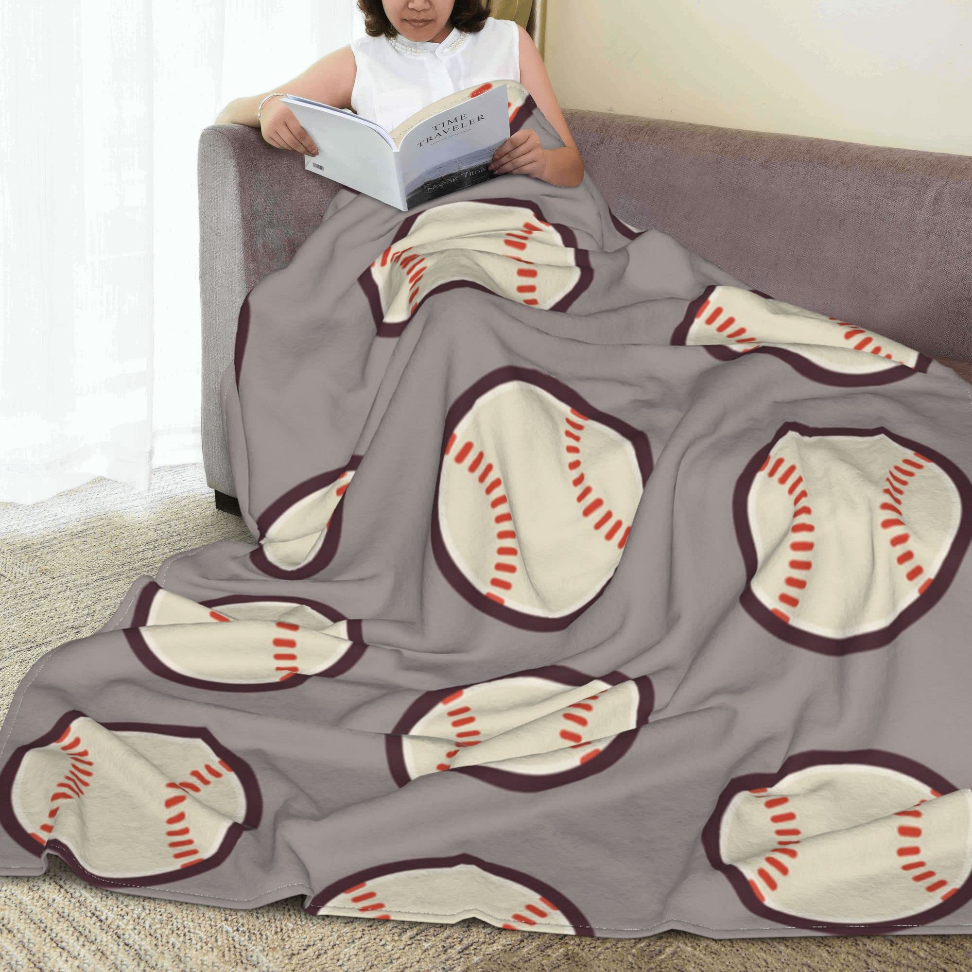 Soft & Warm Fleece Blankets for Couch, Sofa & Bed - Cozy Fuzzy Throw Blankets for Women & Men - All Season Comfort - Perfect for Lounging, Movie Nights & Home Decor