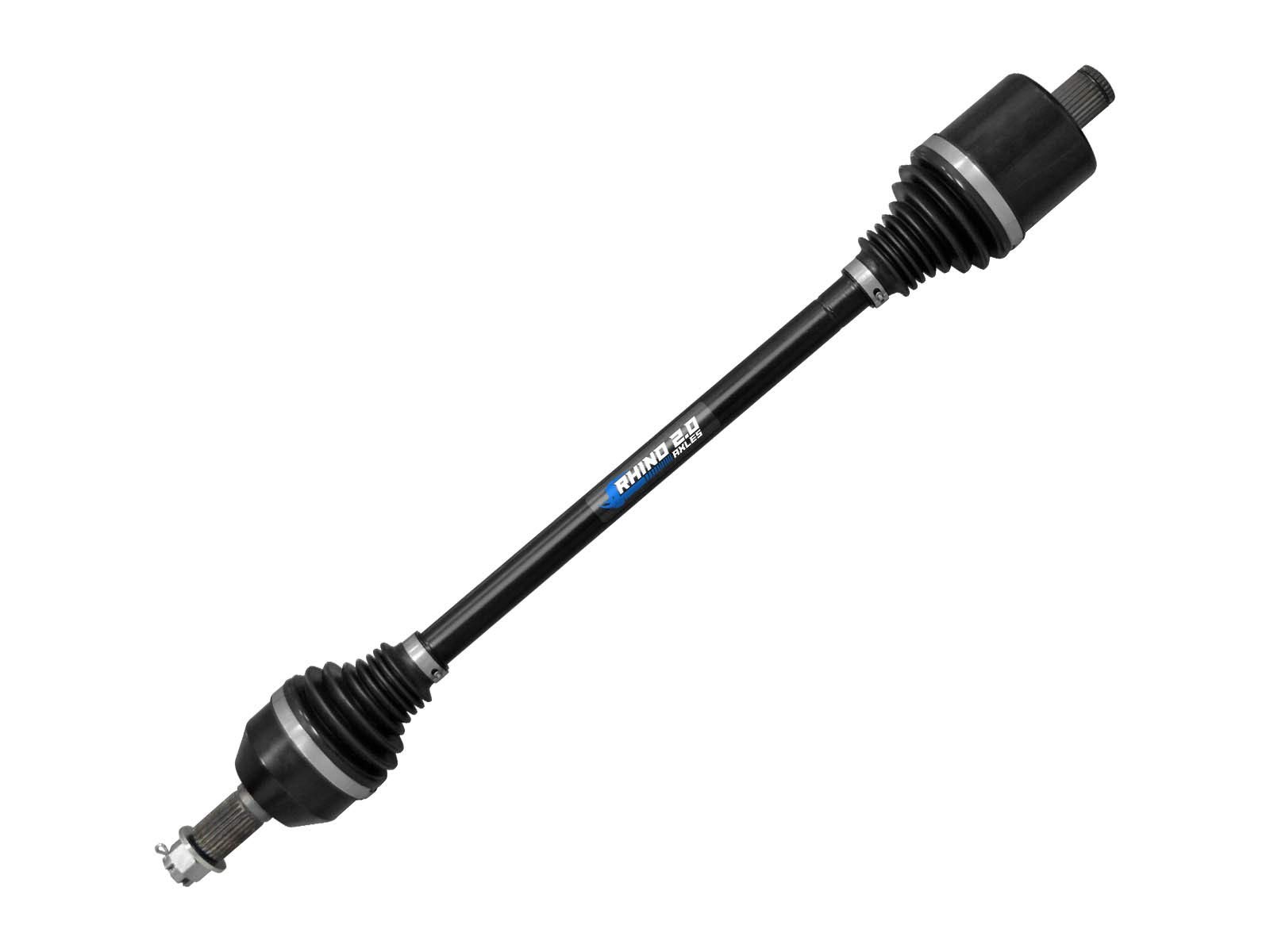 SuperATV Heavy Duty Rhino 2.0 Front Axle for 2016+ Honda Pioneer 1000/1000-5/Deluxe - 4340 Chromoly Steel with Proprietary Heat Treatment - Perfect for Off-Roading, Trail Riding & UTV Adventures