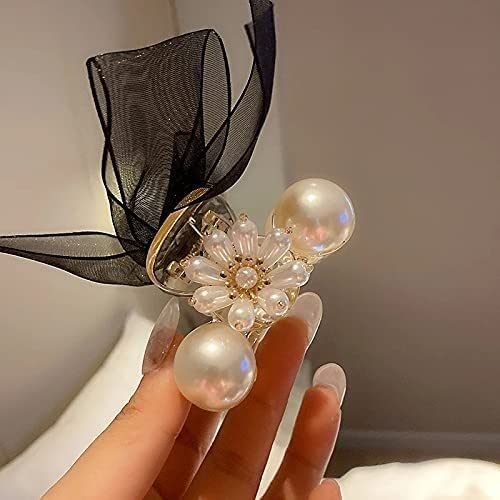 Vintage Pearl Hair Claw for Women - Wedding & Party Hair Accessories