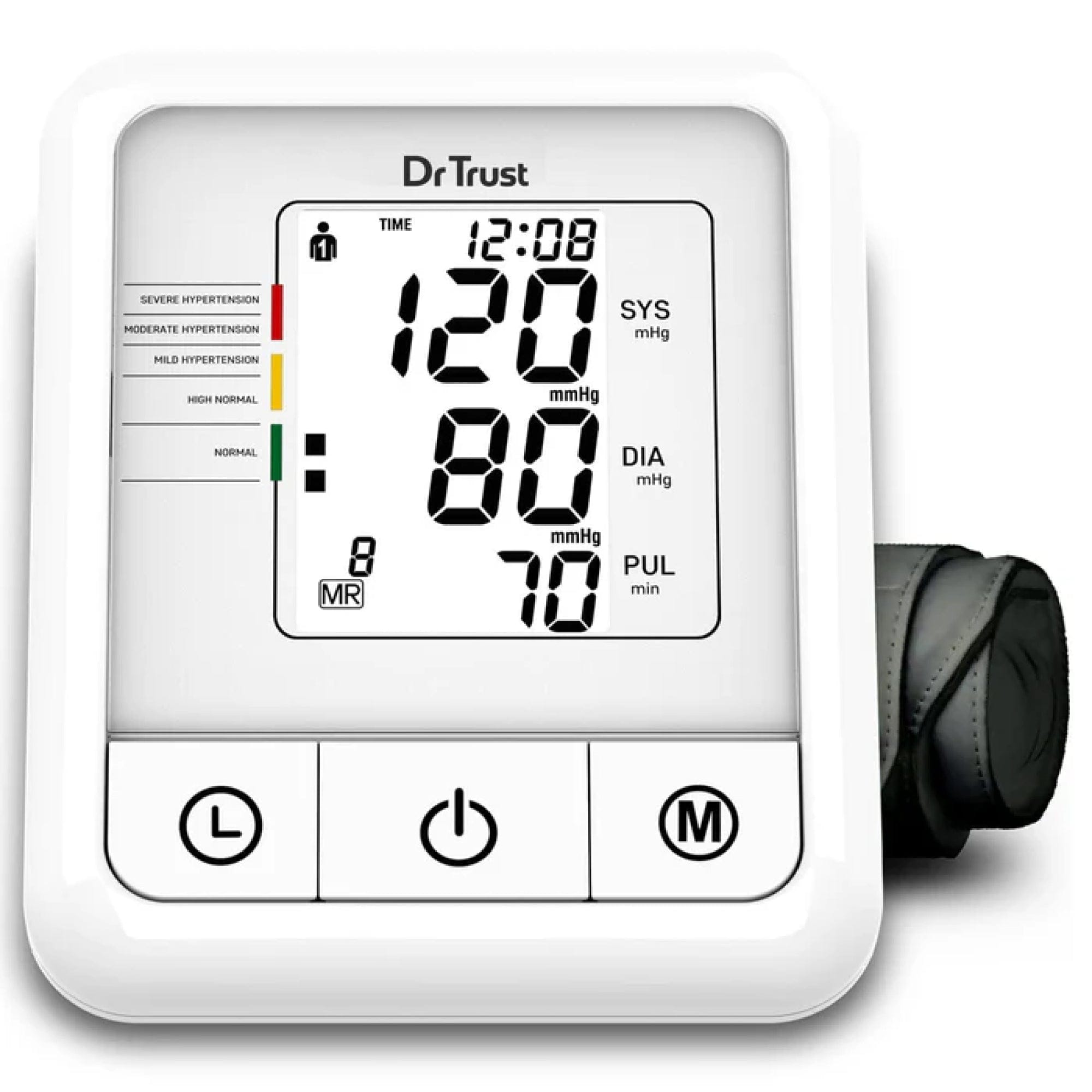 Dr Trust USA Digital Blood Pressure Monitor BP Check 110 W - Accurate & Portable for Home Use, Travel & Health Monitoring