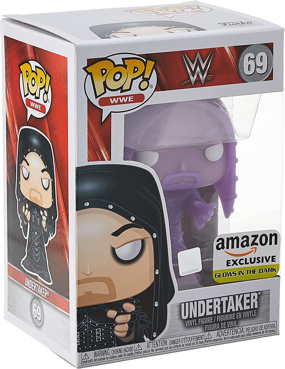 Funko Pop! WWE Undertaker Vinyl Figure - Collectible Wrestling Action Toy for Fans & Gift for WWE Enthusiasts - Perfect for Display, Decor, and WWE Memorabilia Collections