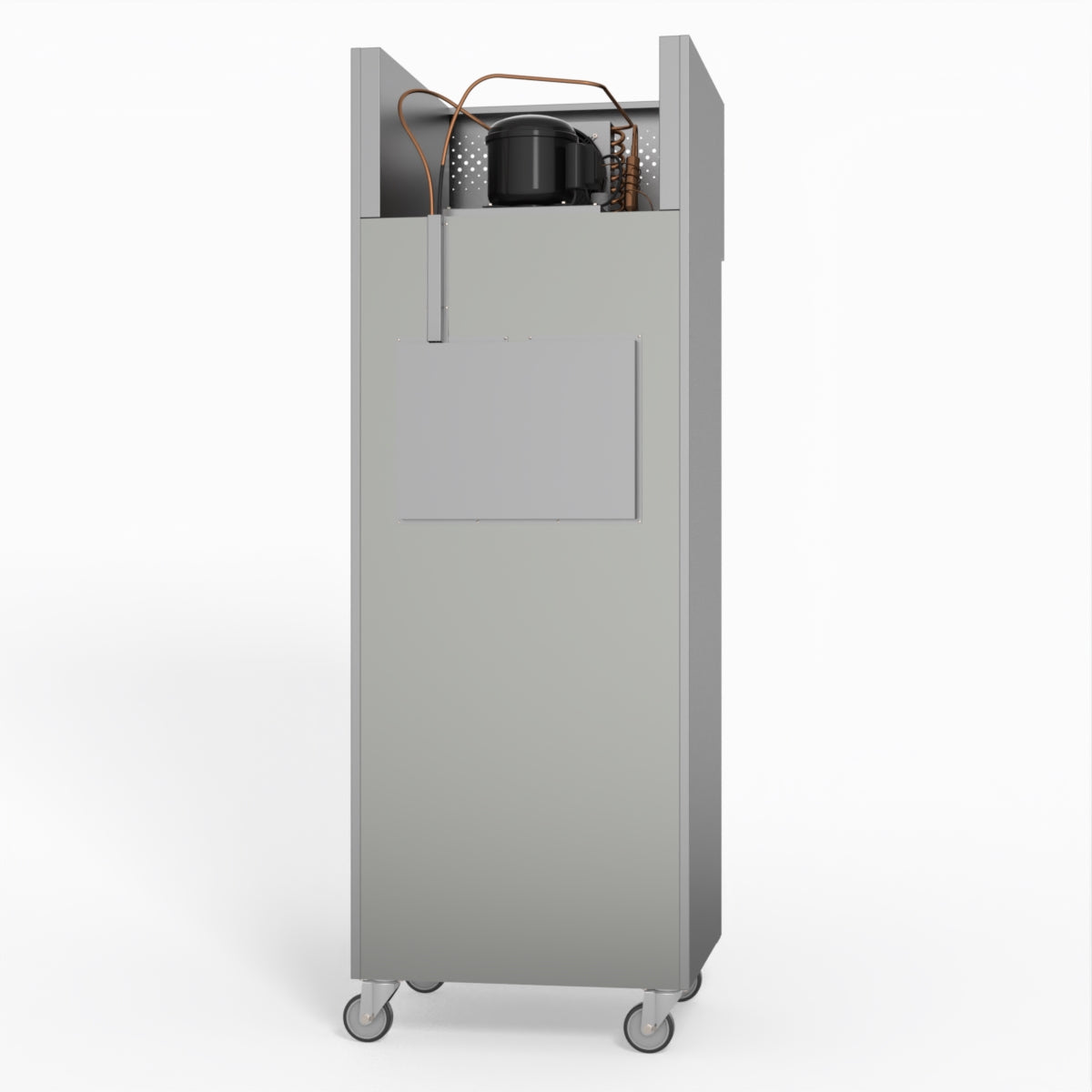 AG 429 Liter Upright Single Door Stainless Steel Commercial Freezer GNX400BT - Perfect for Restaurants, Grocery Stores, and Catering Businesses