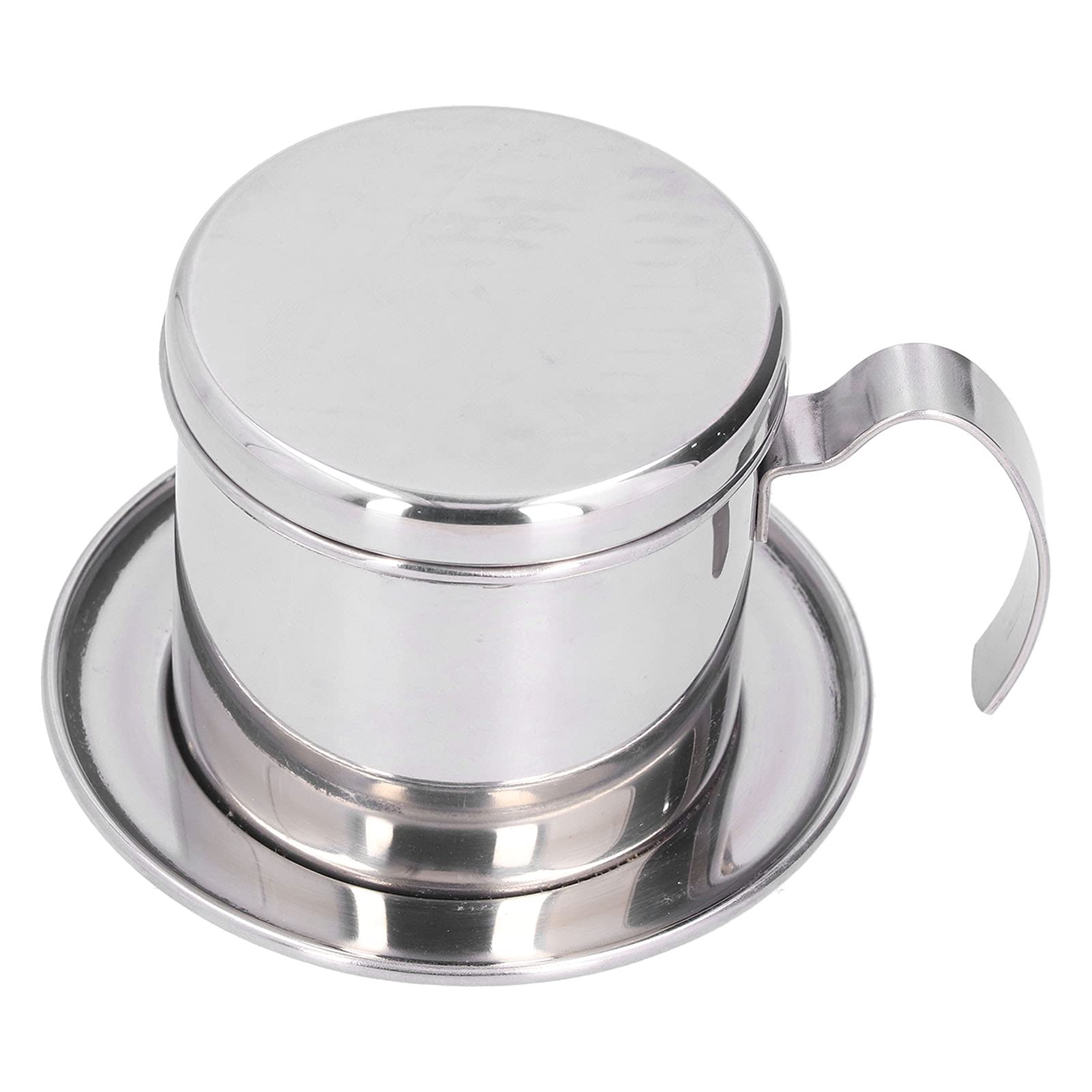 Premium Vietnamese Coffee Filter - Stainless Steel Reusable Manual Drip Coffee Maker for Ground Coffee | Perfect for Home, Office & Camping Brewing