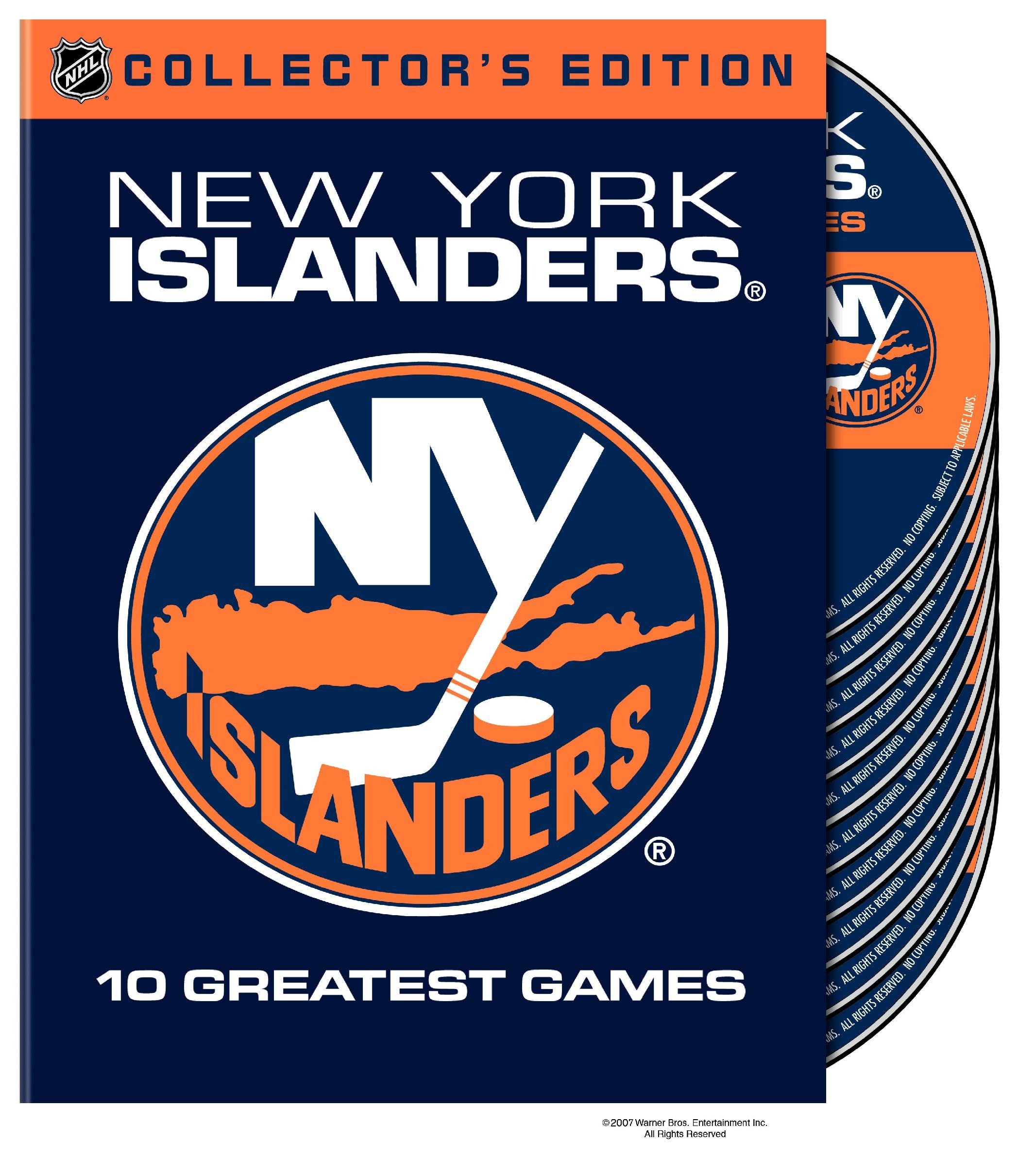New York Islanders 10 Greatest NHL Games DVD - Relive Top Hockey Moments for Home Entertainment & Fan Collections