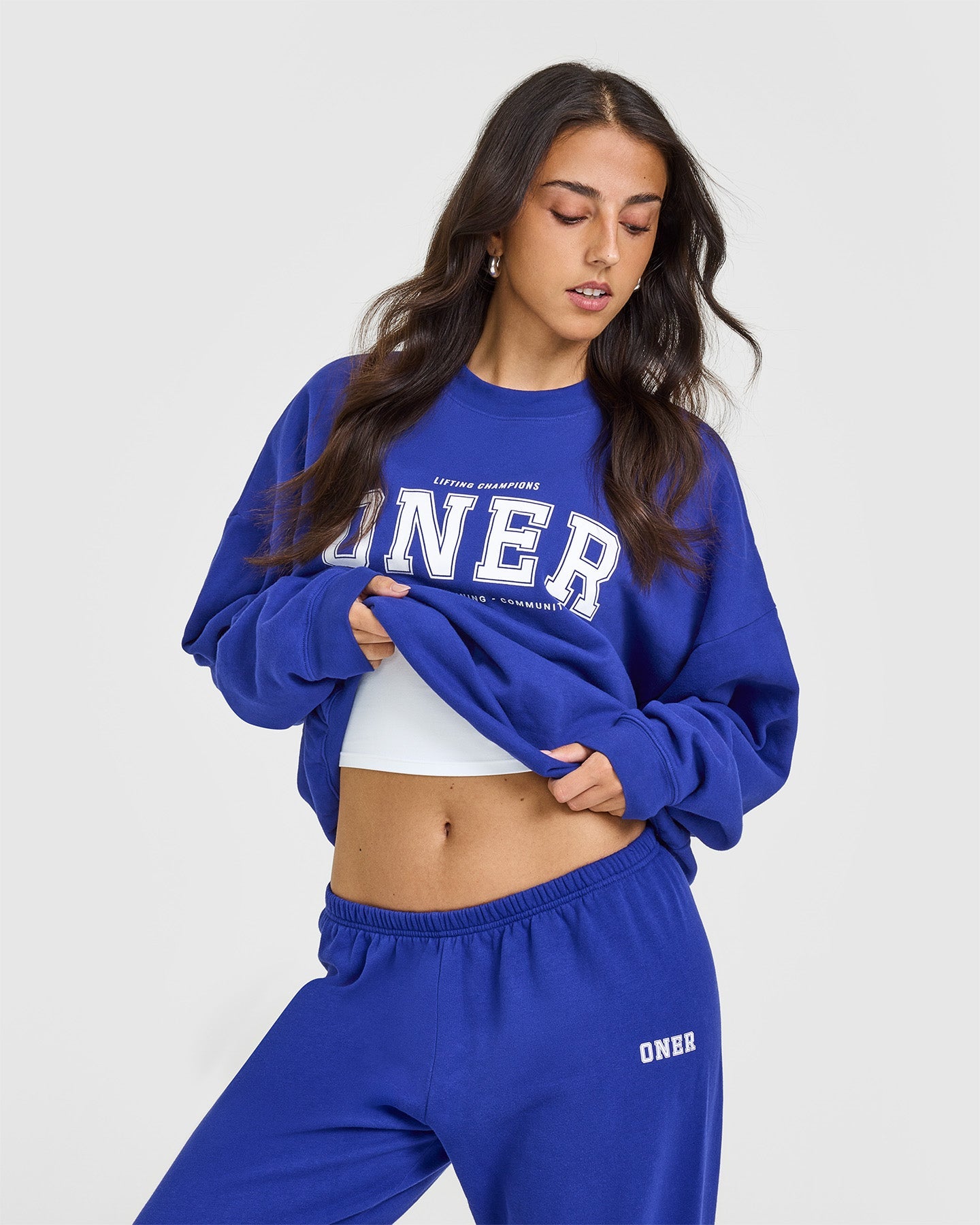 Premium Mid-Weight Jogger Pants for Men & Women - Comfortable Space Blue Athletic Sweatpants for Running, Yoga & Lounge Wear