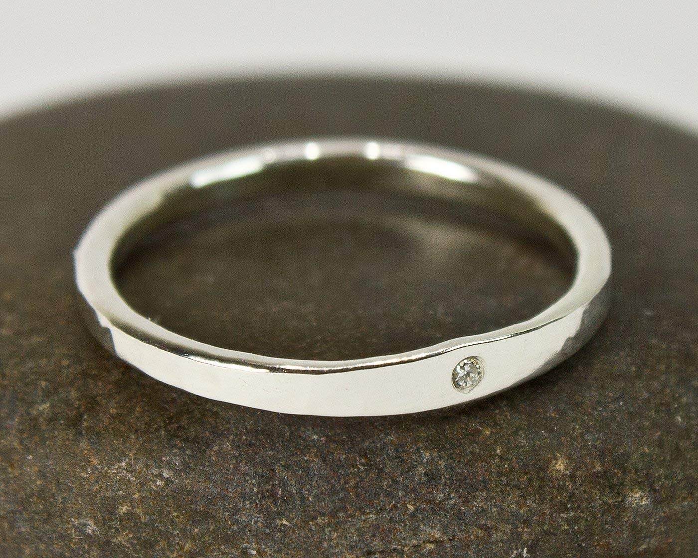 Elegant Thin Minimalist Moissanite Engagement Ring - Ethical & Affordable Diamond Alternative for Wedding, Proposal & Anniversary Gifts