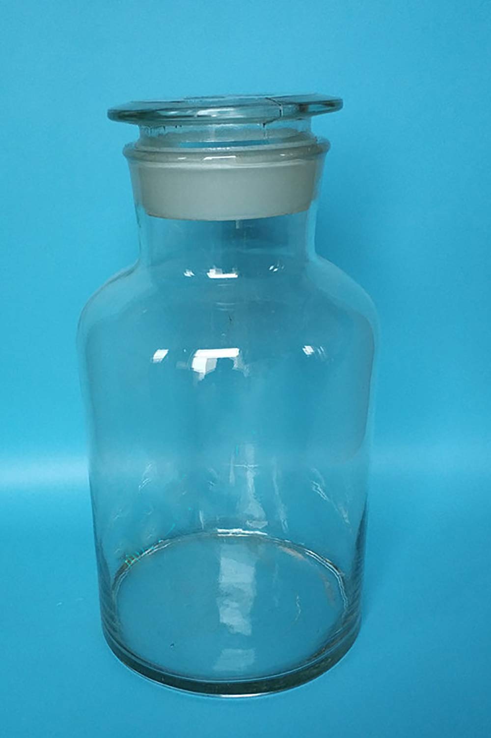 Premium Wide Mouth Clear Glass Reagent Bottles for Lab & Media Storage - 30ml to 20L Sizes (5000ml) - Ideal for Chemical Solutions, DIY Projects & Scientific Experiments