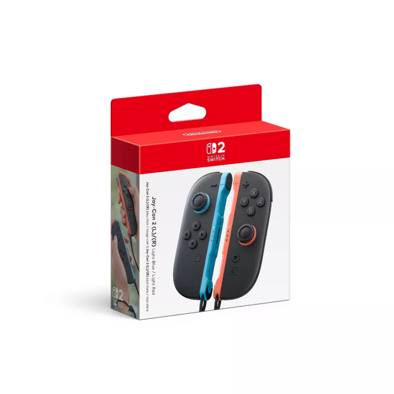 Original Nintendo Switch Joy-Con (L/R) - Blue & Red - Wireless Controllers for Gaming, Multiplayer & Motion Control - Compatible with Switch & Switch OLED