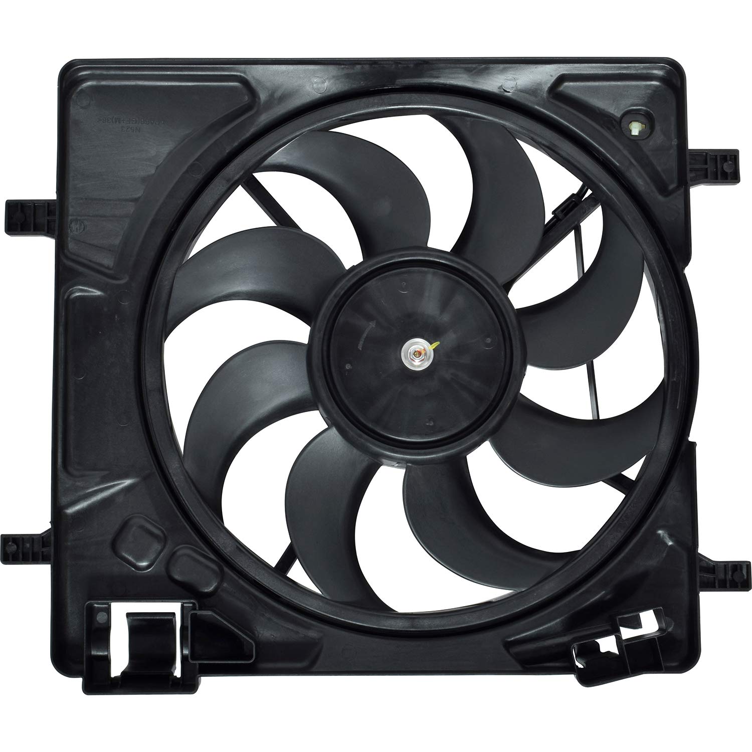 New Engine Cooling Fan Assembly Compatible with Chevy Spark - High Performance Replacement Part for Overheating Prevention | Perfect for City Commuting & Hot Weather Driving