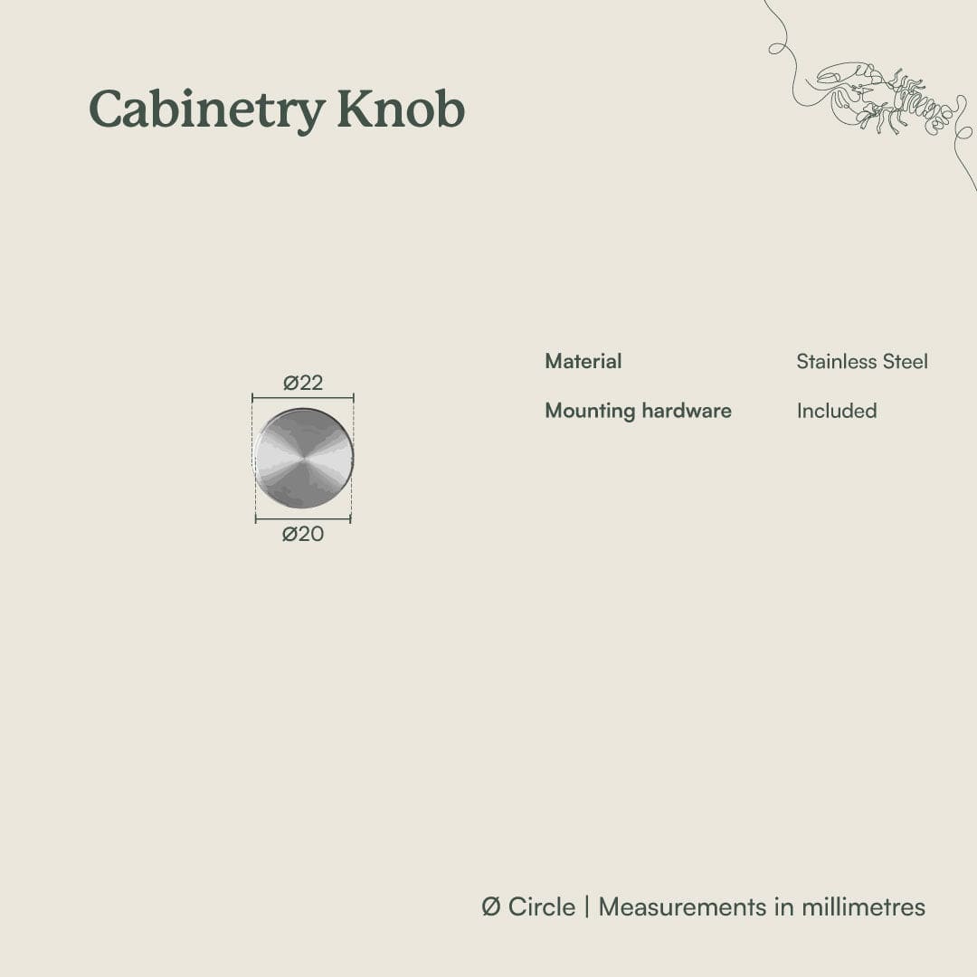 Brushed Nickel Cabinet Knobs - Warm Finish for Kitchen, Bathroom & Furniture Hardware - Perfect for Drawers, Cabinets & DIY Home Decor Projects