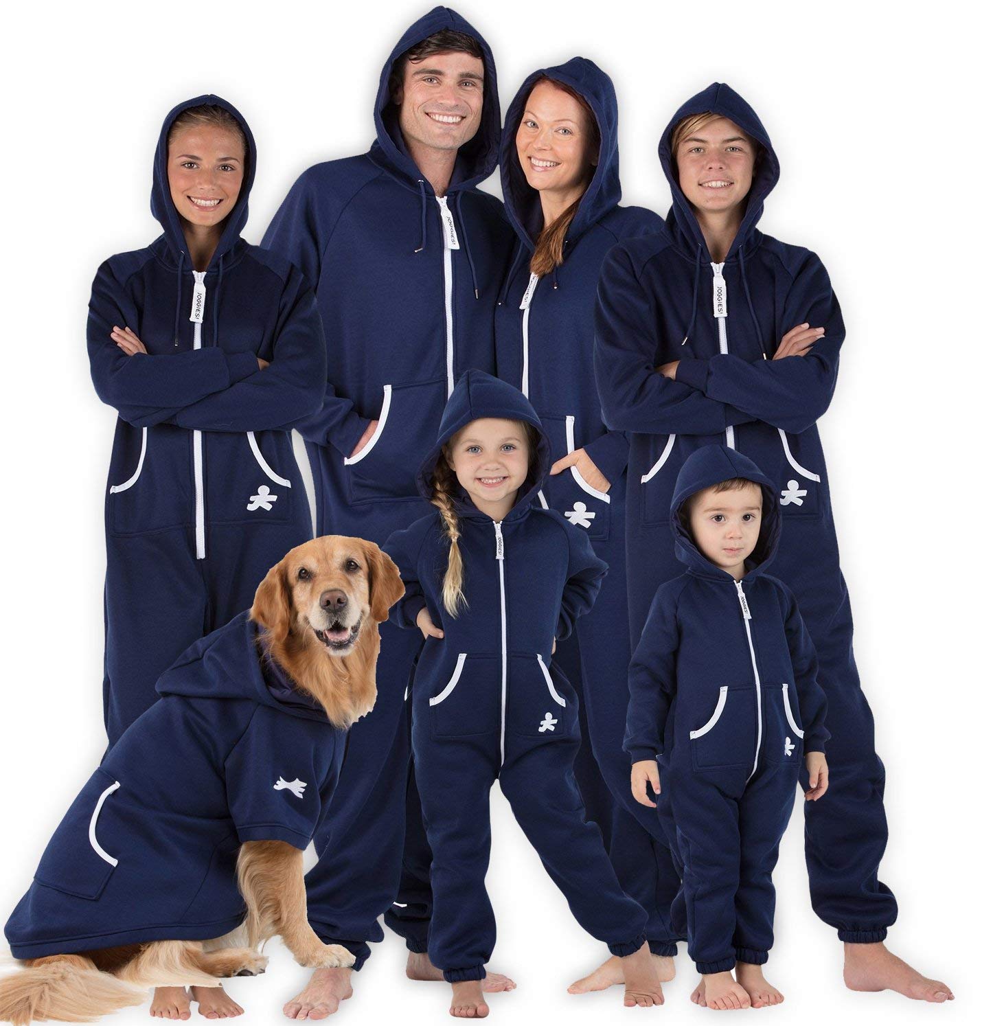 Family Matching Hoodie Onesies for Boys, Girls & Pets - Cozy Homewear