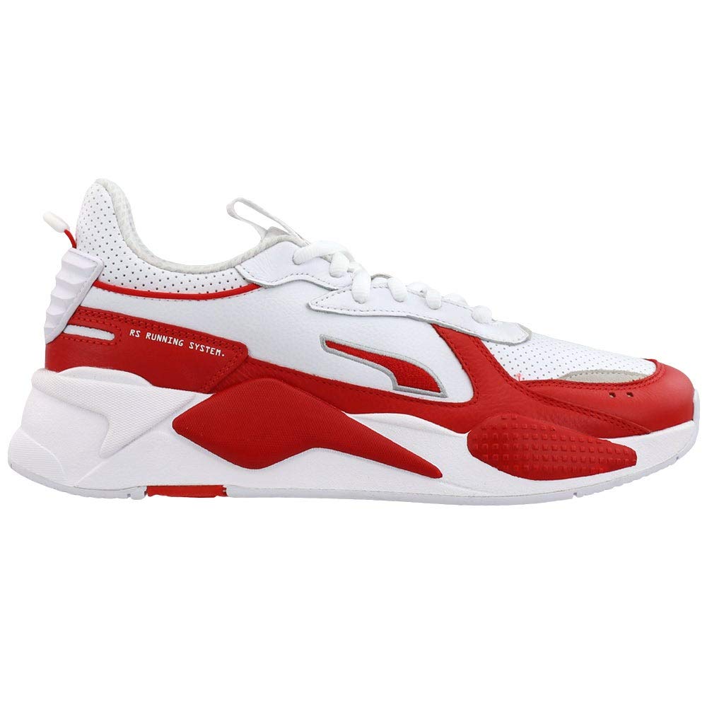 PUMA Men's RS-X Sneakers - Casual Running Shoes for Men in Red & White | Comfortable Athletic Shoes for Gym, Workout & Everyday Wear