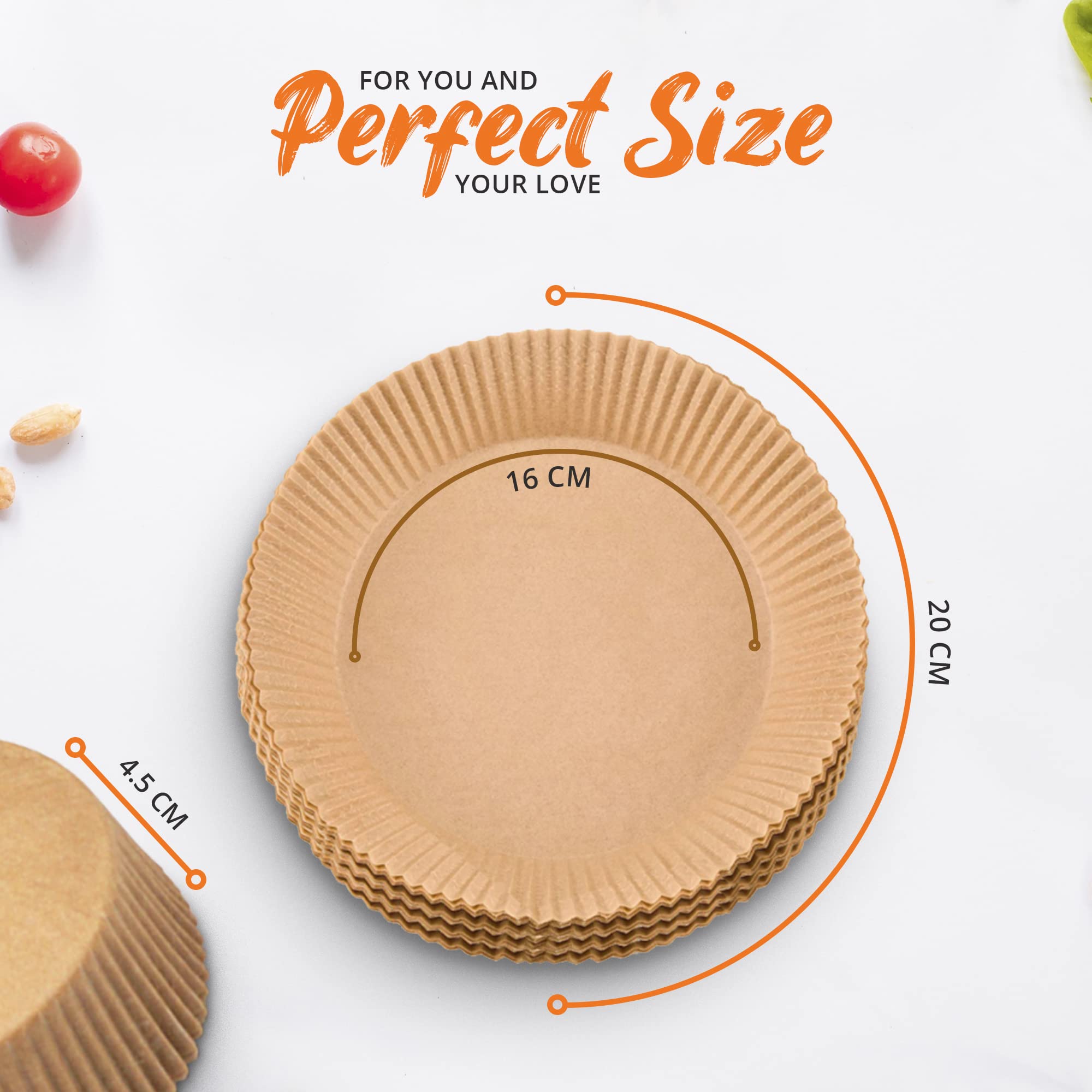 Non-Stick Air Fryer Liners - 7.87