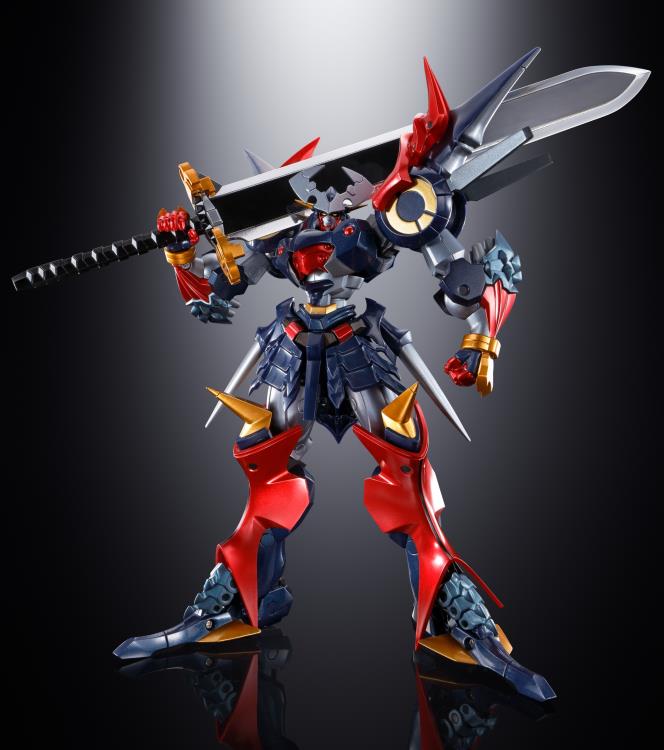 Bandai Soul of Chogokin GX-46R Dygenguar & Aussenseiter Super Robot Wars OG Action Figure - Collectible Anime Robot Model for Display & Gaming Enthusiasts