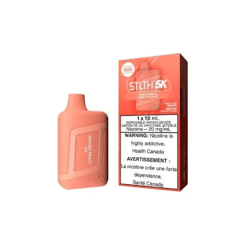 STLTH 5K Disposable Vape - 5000 Puffs, 5 Pack - Long-Lasting Flavor - Perfect for Travel, Parties & On-the-Go Vaping (Ontario)