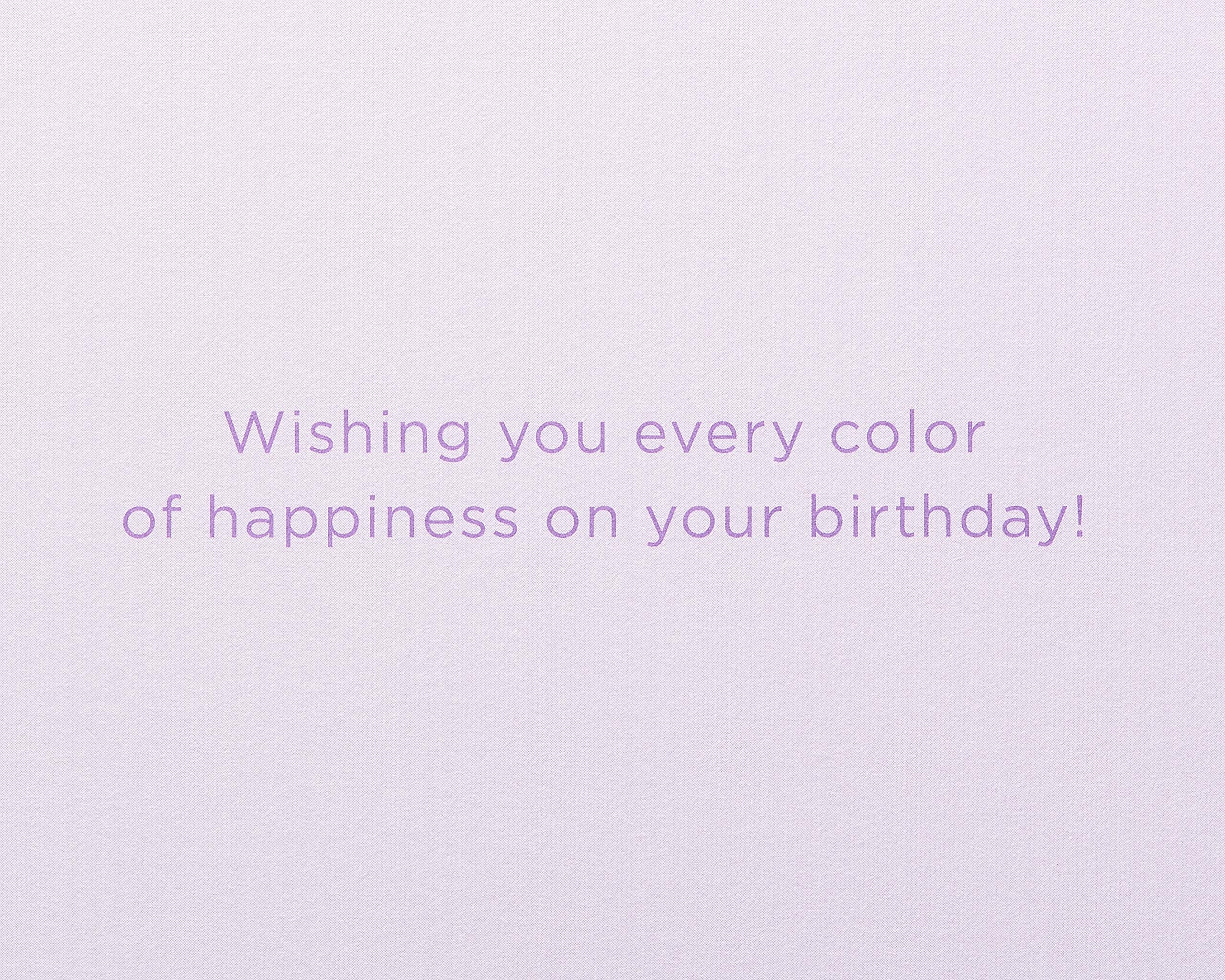 Elegant Papyrus Birthday Card - Designed by Judith Leiber | Vibrant Every Color of Happiness Collection | Perfect for Anniversaries, Special Occasions & Thoughtful Gifting