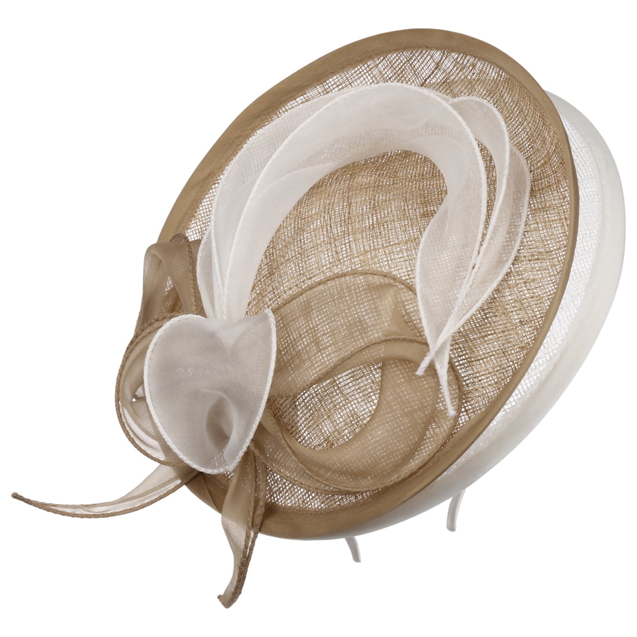 Elegant Lierys Gold Costema Fascinator Hat - Perfect for Weddings, Tea Parties & Royal Events