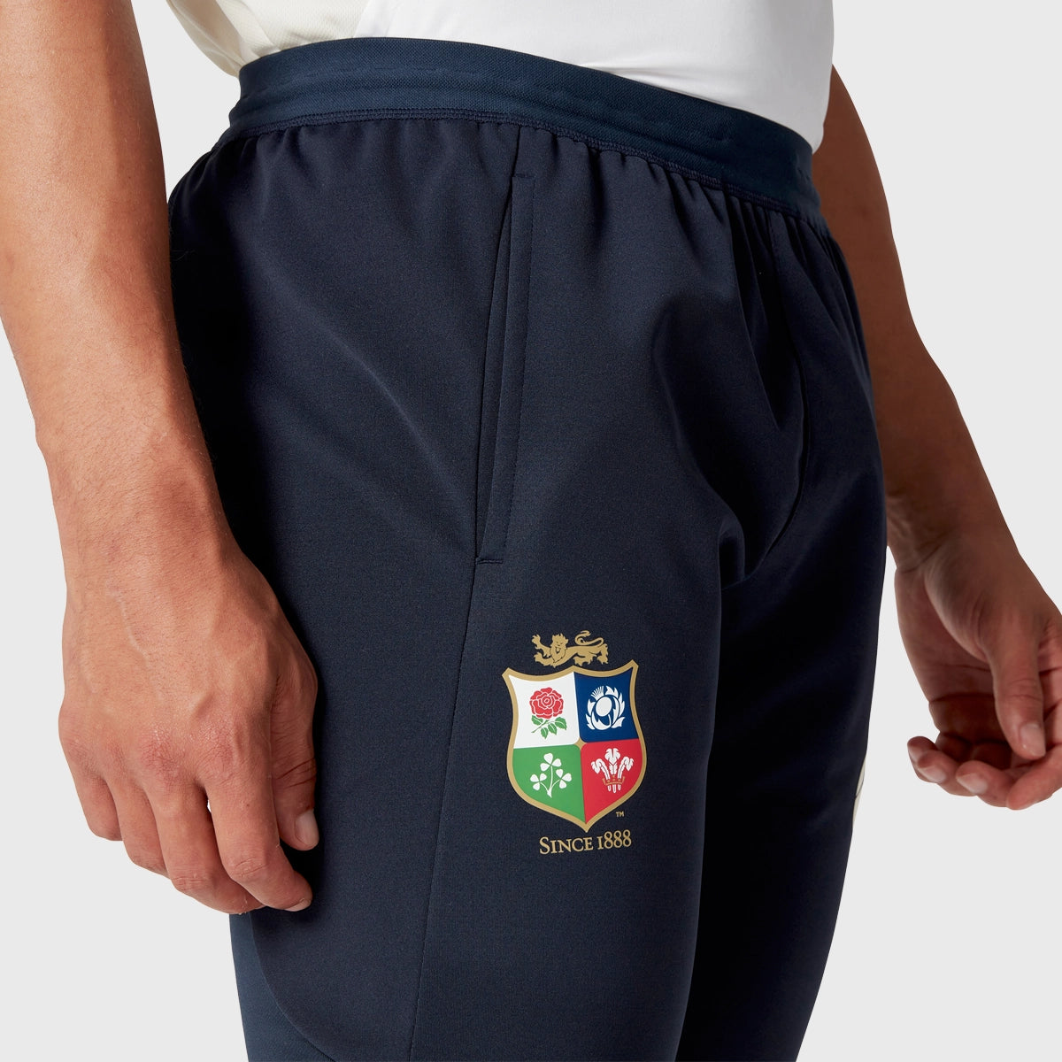 Canterbury British & Irish Lions Men's Rugby Drill Pants - Navy Blue Training Pants for Rugby Players & Sports Enthusiasts - Perfect for Practice, Matches & Casual Wear