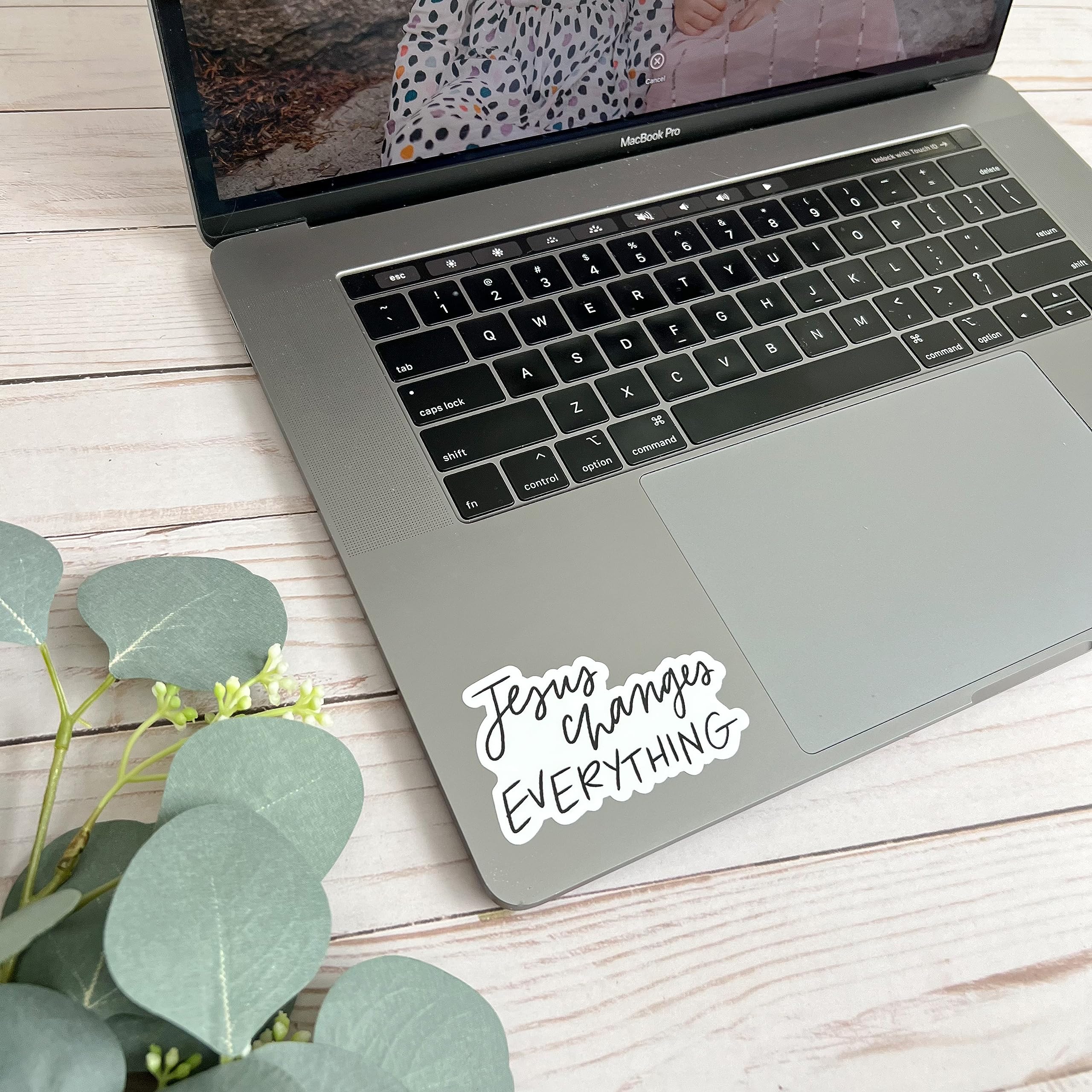 Jesus Changes Everything Stickers - Christian Faith Decals with Bible Scripture Quotes - Perfect for Cars, Laptops, Water Bottles & Notebooks
