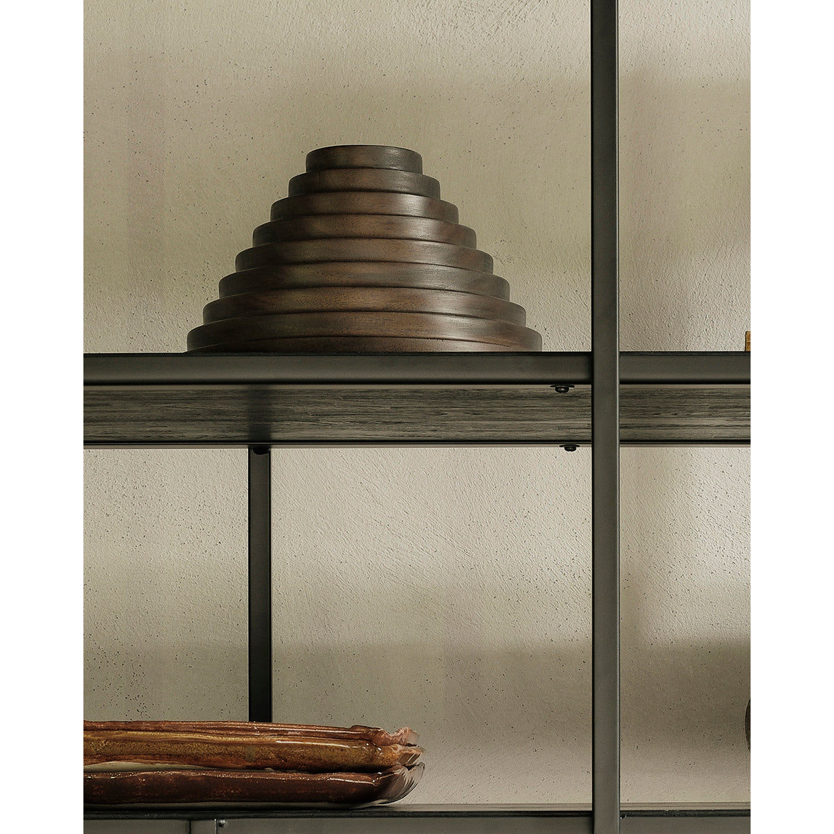 Ethnicraft Babylon Modern Wooden Side Table - Handcrafted Solid Oak Coffee Table for Living Room, Bedroom & Office - Stylish & Functional Home Decor