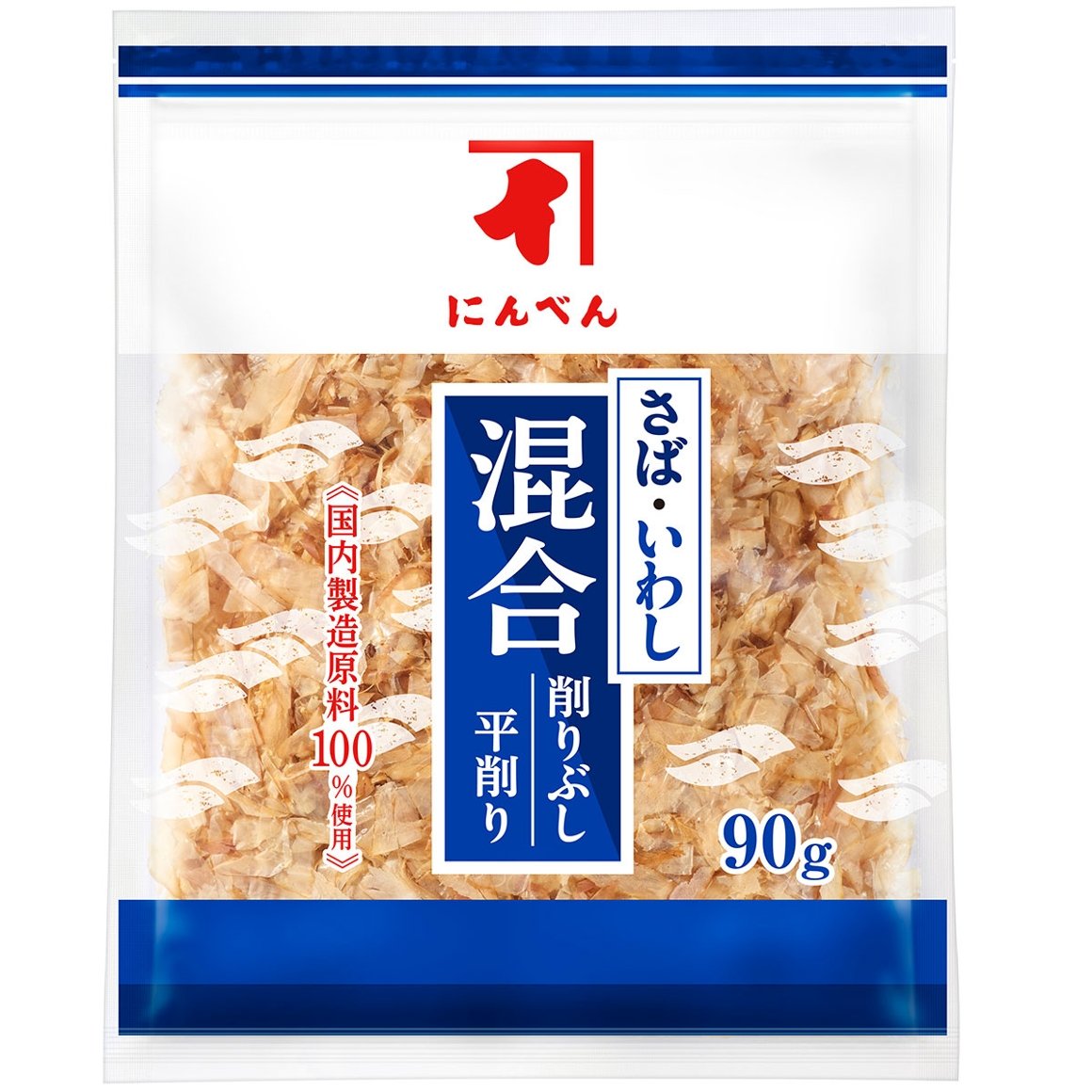 Premium Ninben Mixed Kezuribushi - Authentic Japanese Dried Bonito Fish Flakes, 90g - Perfect for Ramen, Okonomiyaki & Japanese Cooking