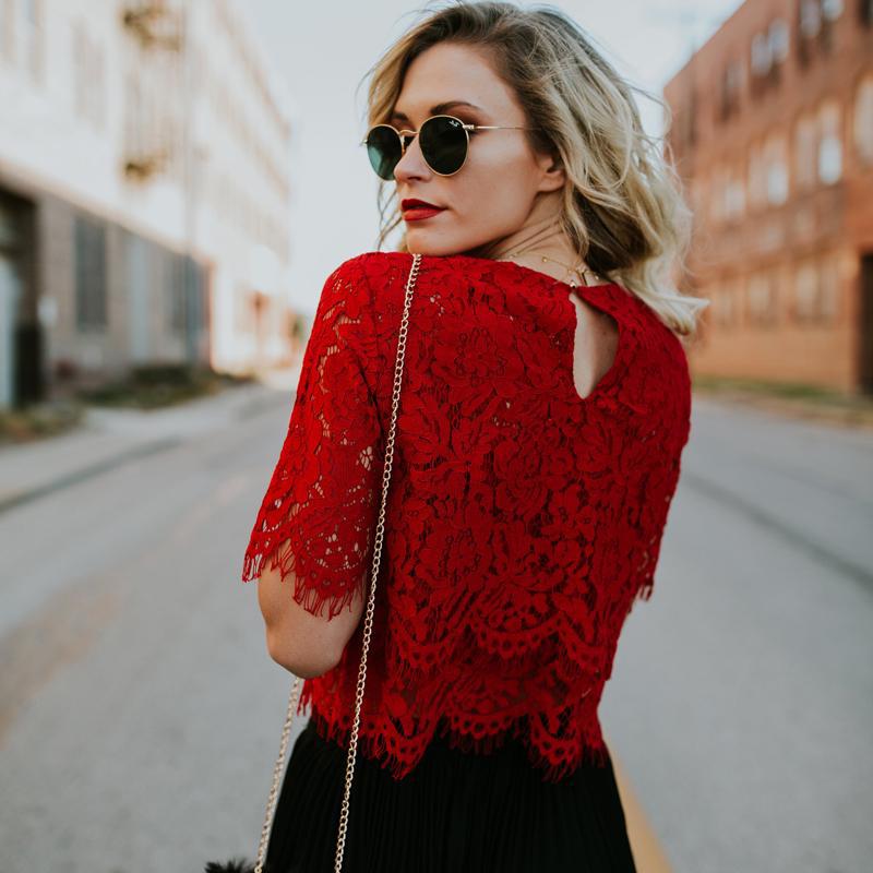 Women's Casual Lace Tops - Fashionable Blouse Shirts for Ladies | Perfect for Office Wear, Dating & Everyday Outfits