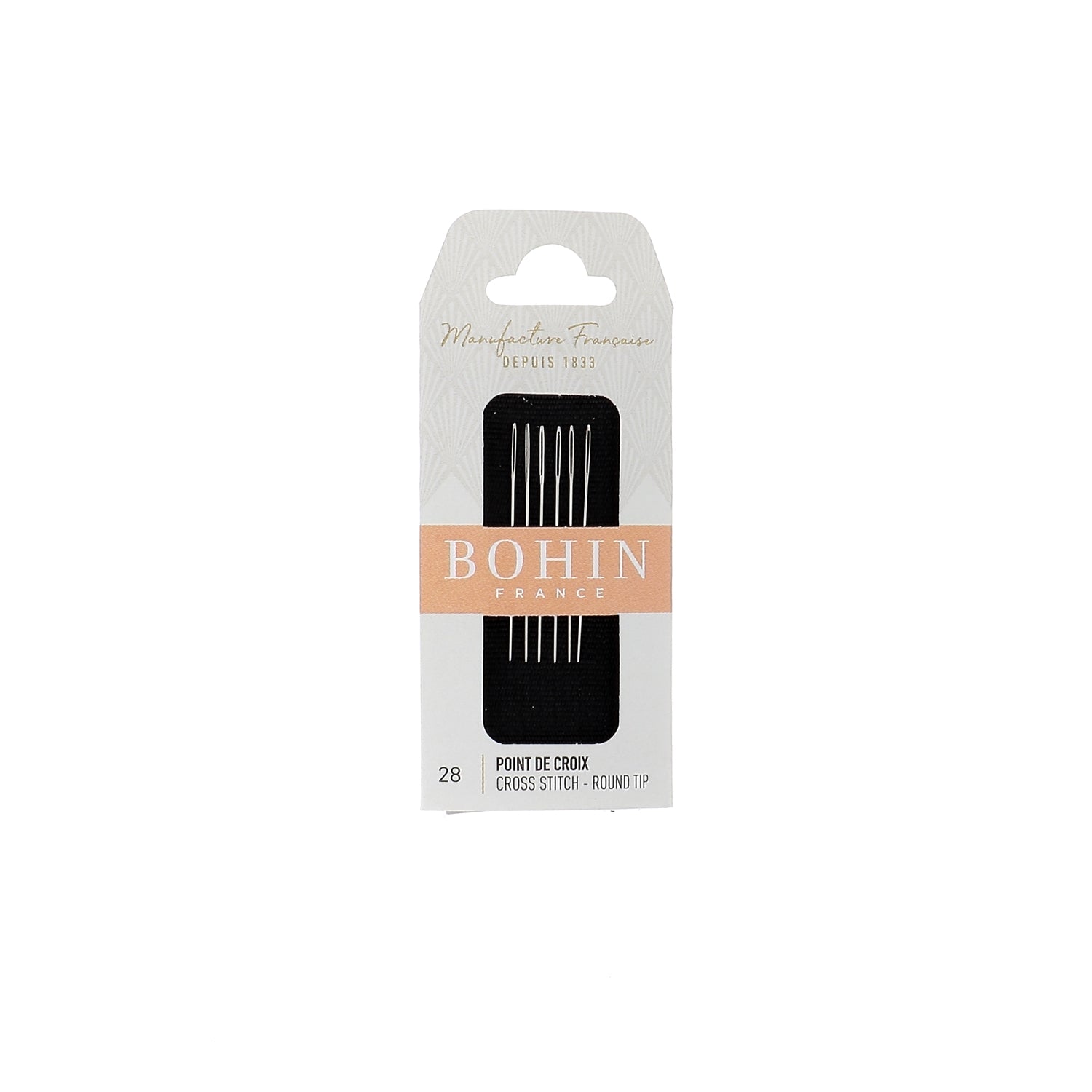 Bohin Tapestry Hand Sewing Needles - Premium French Embroidery Needles for Cross Stitch, Needlepoint & Fabric Crafts | Perfect for DIY Projects, Quilting & Home Decor