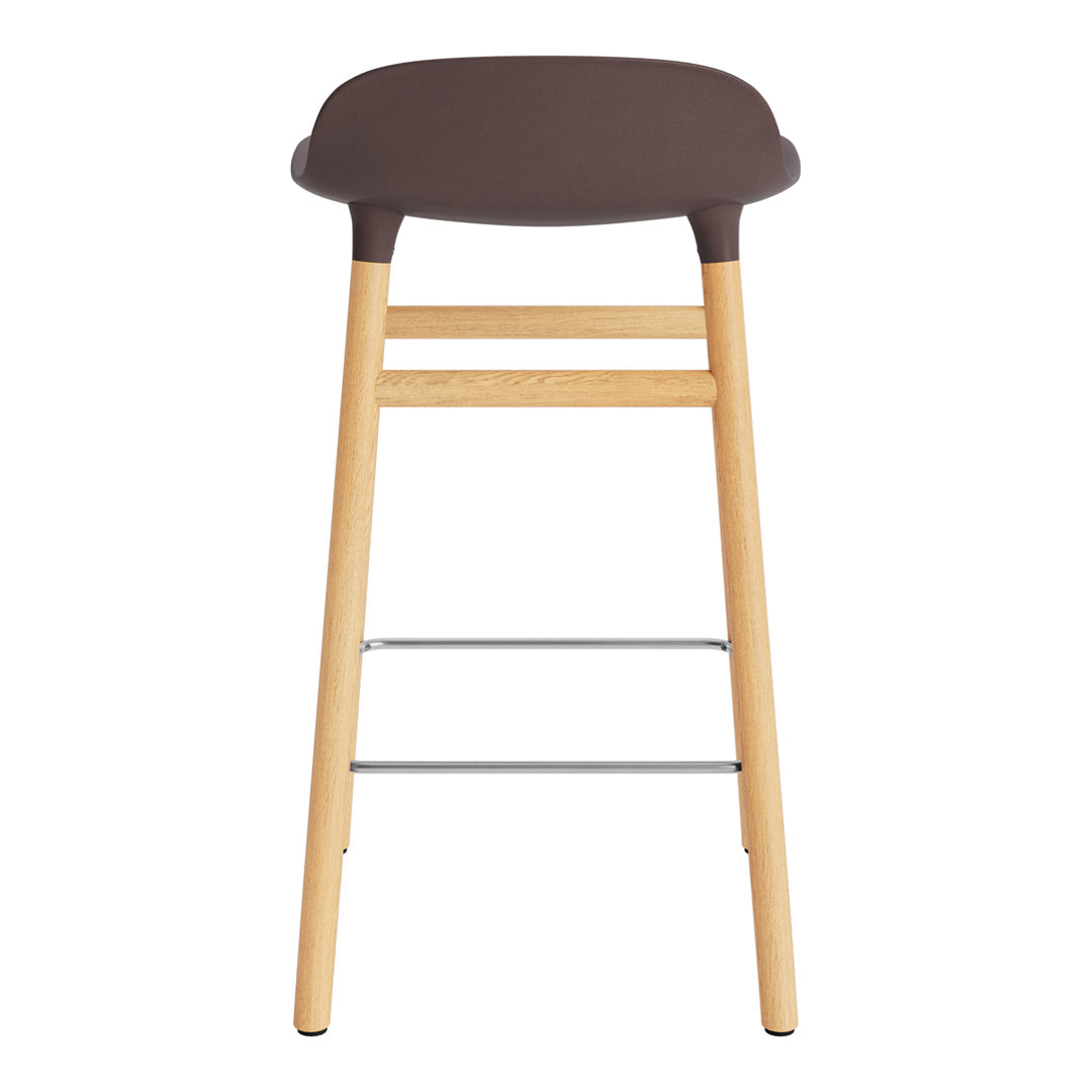 Modern Wooden Counter Stool with Sturdy Wood Legs - Perfect for Kitchen Islands, Bars, and Breakfast Nooks