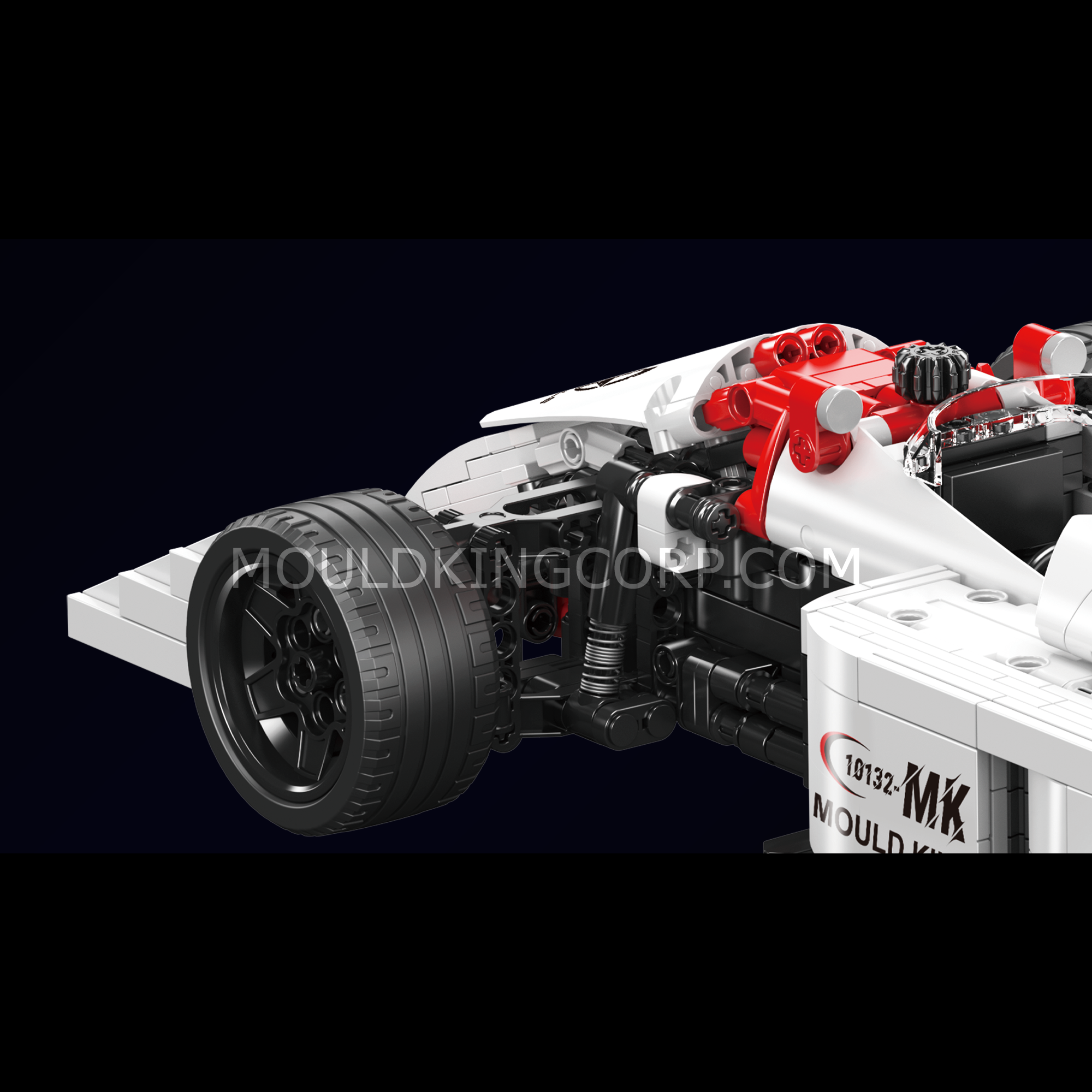 Mould King 13171 Formula 1 Racing Car Building Set - 1,257 Piece STEM Toy for Kids & Adults | Creative DIY Model Kit for Home Decoration, Gift Idea & Racing Car Enthusiasts