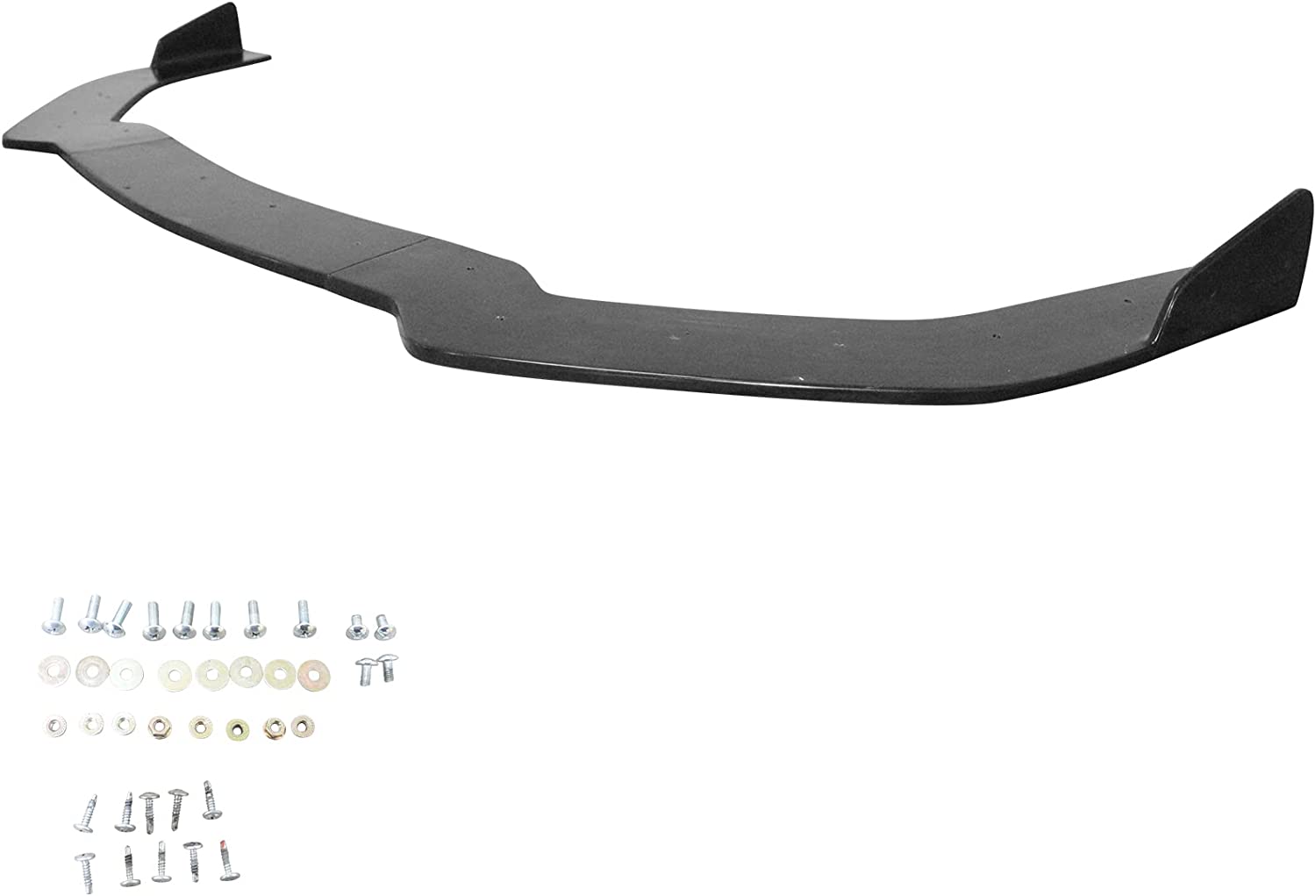 2018-2023 Ford Mustang EcoBoost GT Front Bumper Lip Spoiler - 3PC PU Material Body Kit for Enhanced Aerodynamics | Perfect for Street Racing & Car Shows
