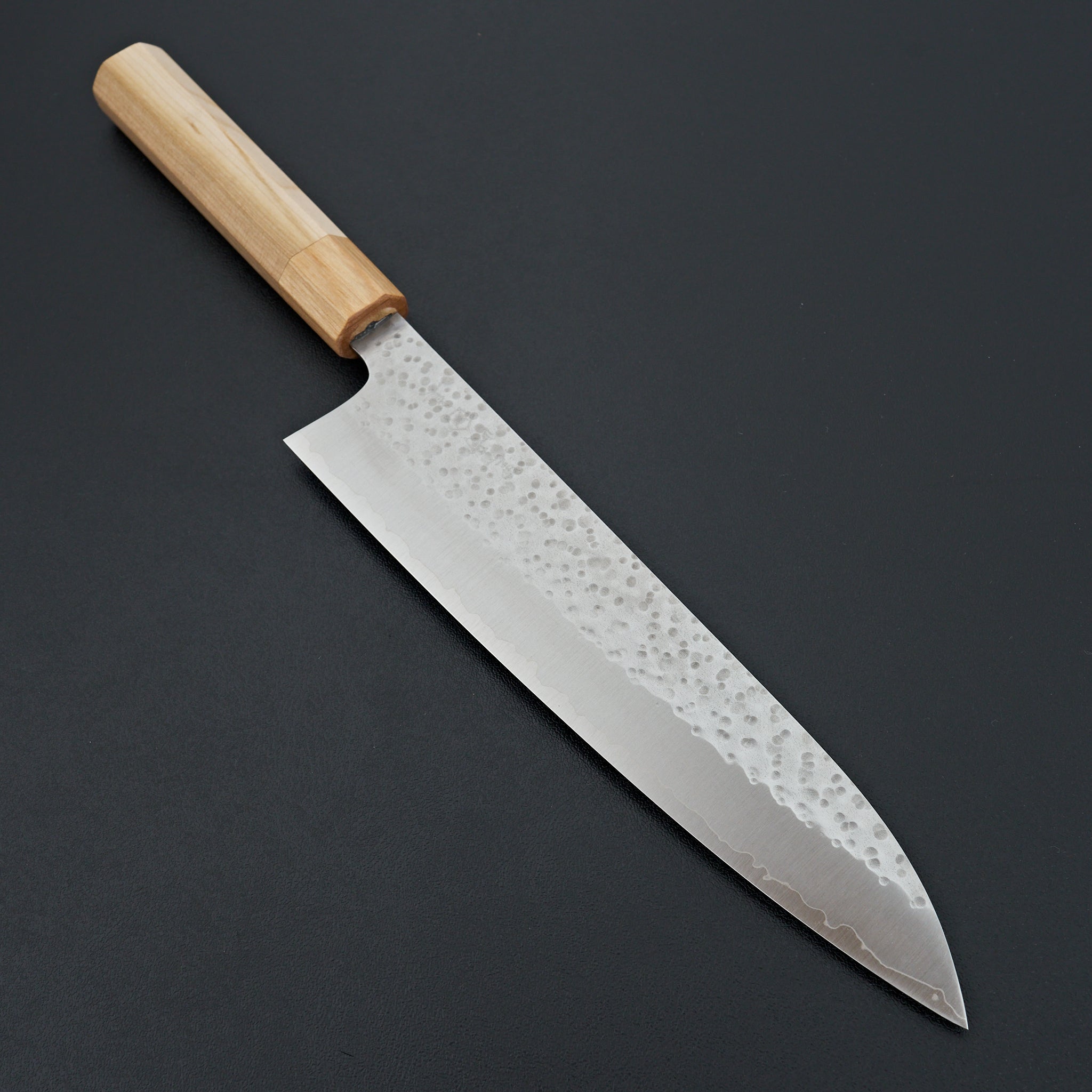 Premium Makoto SG2 Sakura Tsuchime Gyuto 210mm Japanese Chef Knife - High-Performance Kitchen Tool for Sushi, Meat Cutting & Vegetable Chopping