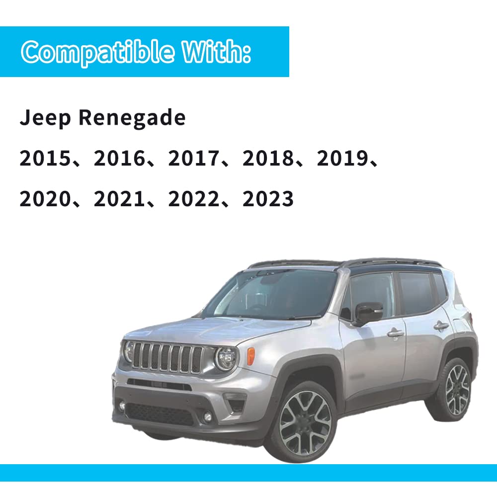 Jeep Renegade 2015-2023 Left Driver Side Tail Lamp Housing Assembly with Plug & Bulb - Replacement Part #68270892AA - Perfect for Night Driving & Off-Road Adventures