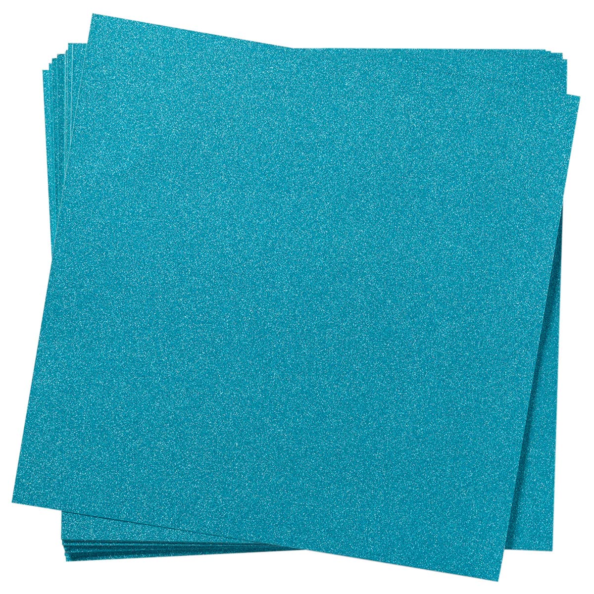 12-Pack 12x12 Inch Glitter Cardstock Paper - Premium Thick Blank Scrapbooking Paper for DIY Invitations, Birthday Cards, Wedding Decorations & Graduation Party Supplies (Light Blue) - Perfect for Crafting, Scrapbooking & Handmade Greeting Cards