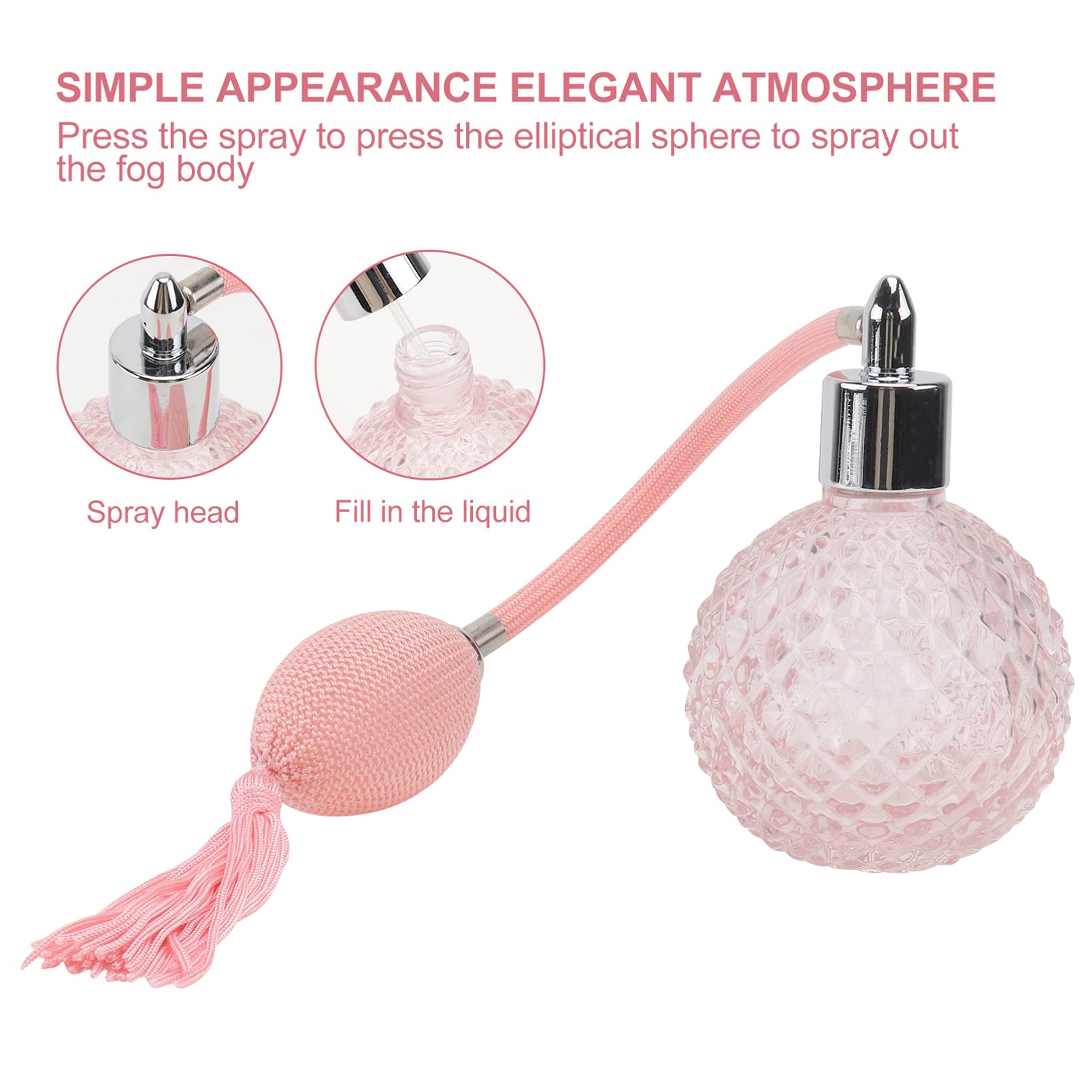 HEALLILY 1PC Elegant Glass Pineapple Perfume Bottle - Stylish Fragrance Storage for Home, Bathroom & Gift Giving - Perfect for Vanity Decor, Travel Essentials and Luxury Perfume Display