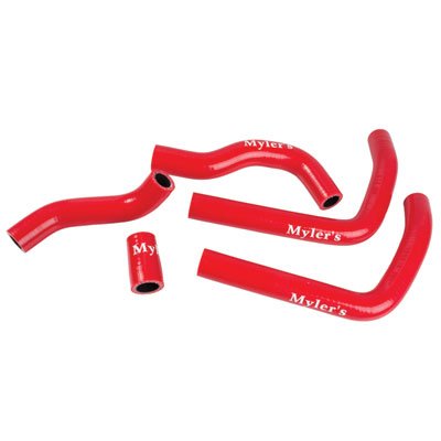 High-Performance Mylers Silicone Radiator Hose Kit - Red - Compatible with Honda CRF150R (2007-2009) - Durable & Heat Resistant - Perfect for Off-Road Racing & Motorcycle Upgrades