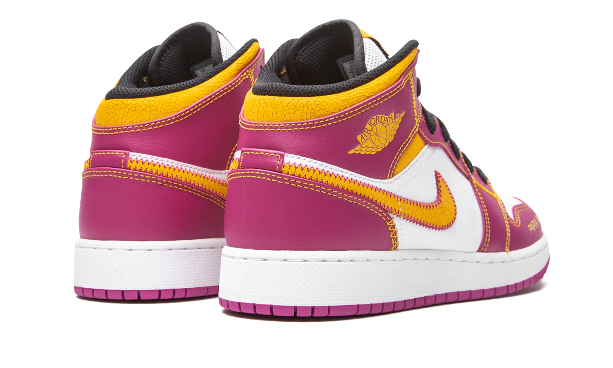 Jordan Air 1 Mid DOD White/University Gold Youth Basketball Shoes DC0500-100 - Perfect for School, Street Style & Casual Wear
