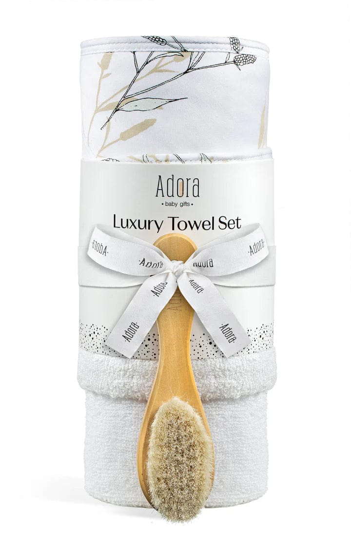 Adora Luxury 6-Piece Bath Towel Set - Super Soft & Absorbent Cotton Towels for Spa, Bathroom & Pool - Perfect for Home, Hotel & Gym Use